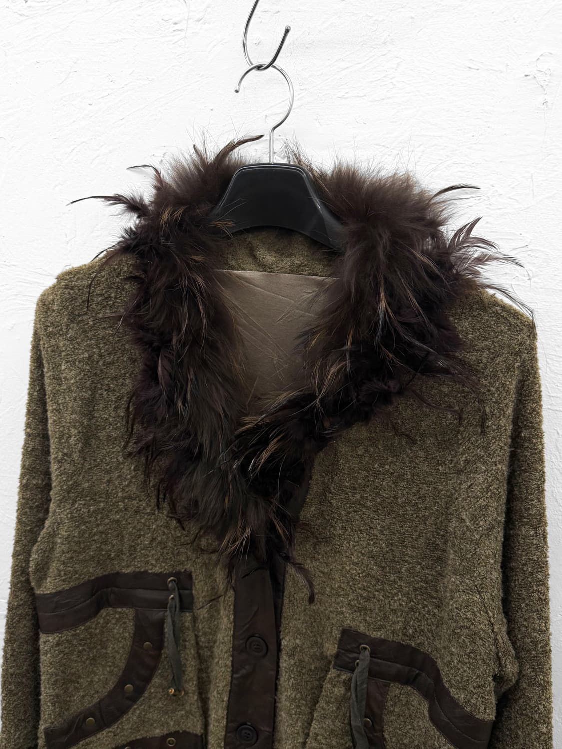 takuya 믹스드 코트 가디건 상품이미지2