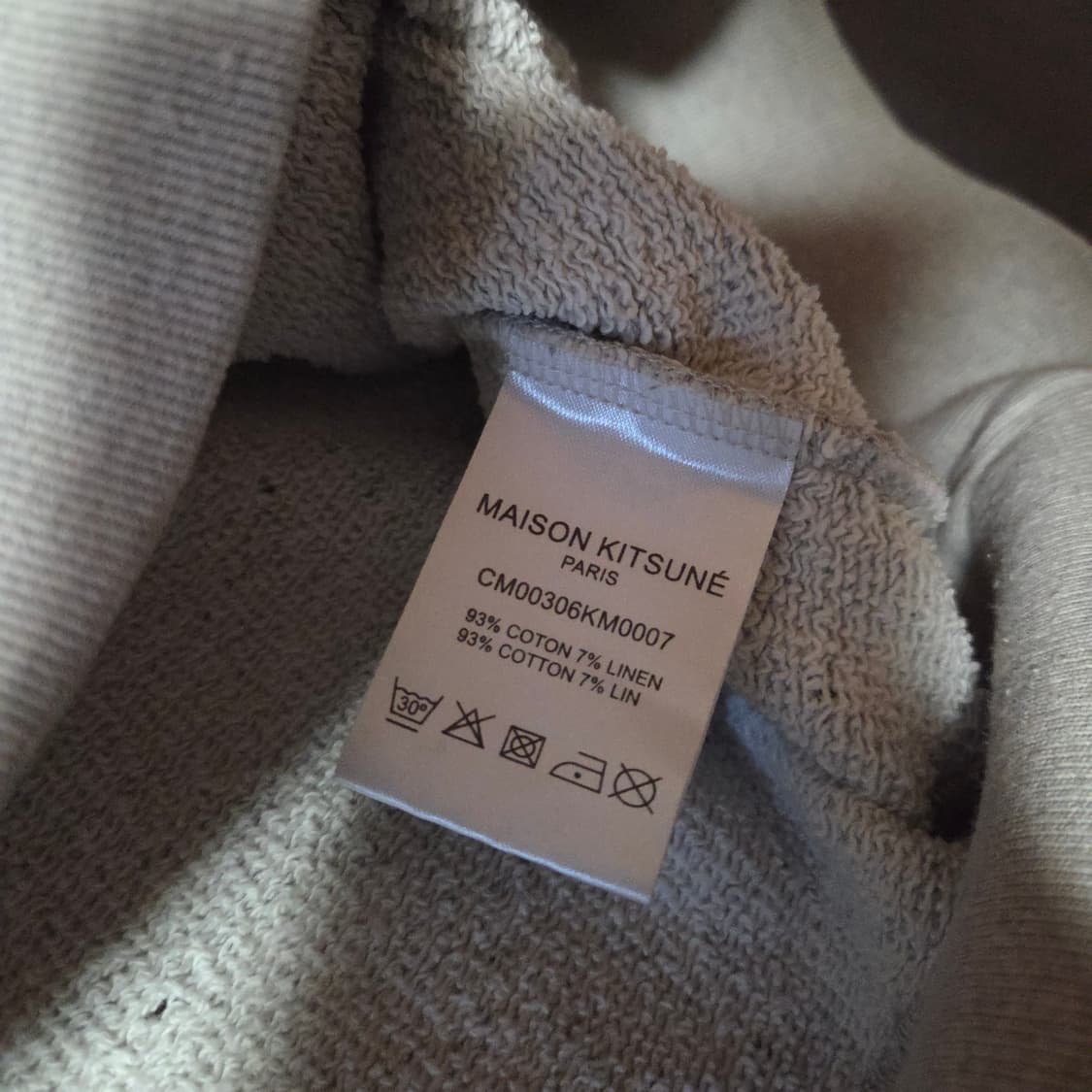 메종키츠네 11주년 레몬 맨투맨 L 상품이미지8