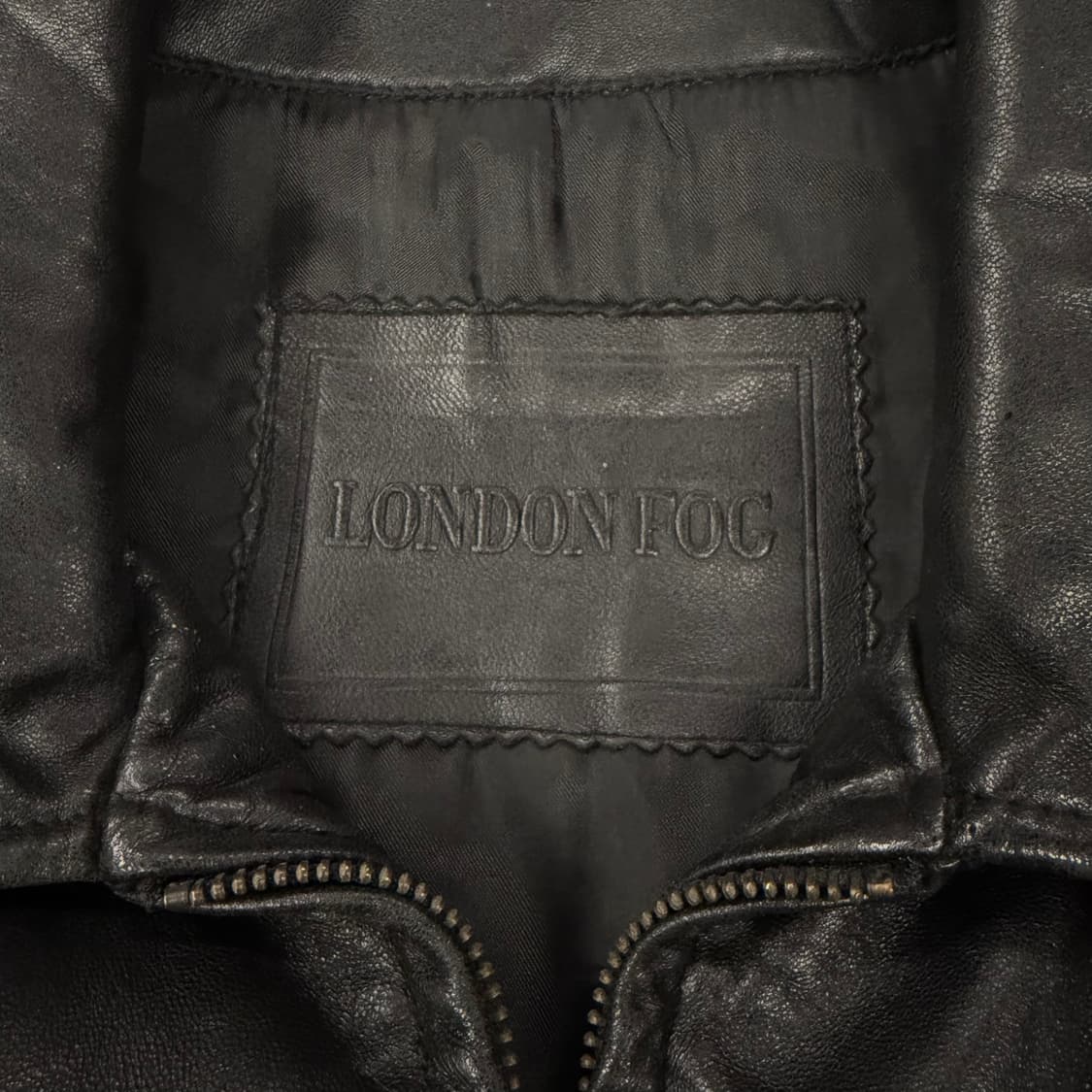 [정품/100] 런던포그 빈티지 양가죽 레더 자켓 상품이미지5