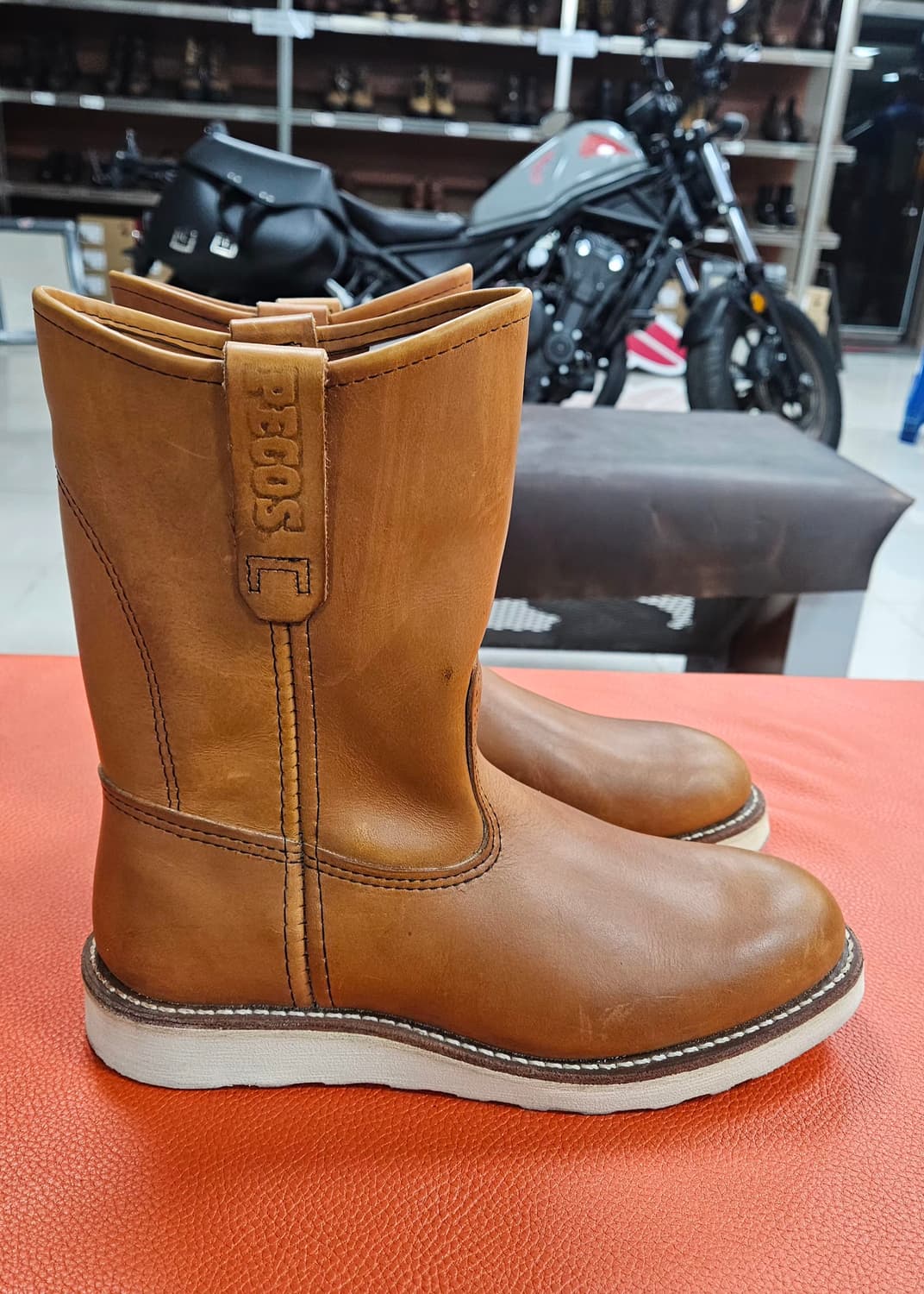 레드윙 9인치 페코스 풀온 부츠 866, US6D 남녀공용 상품이미지4