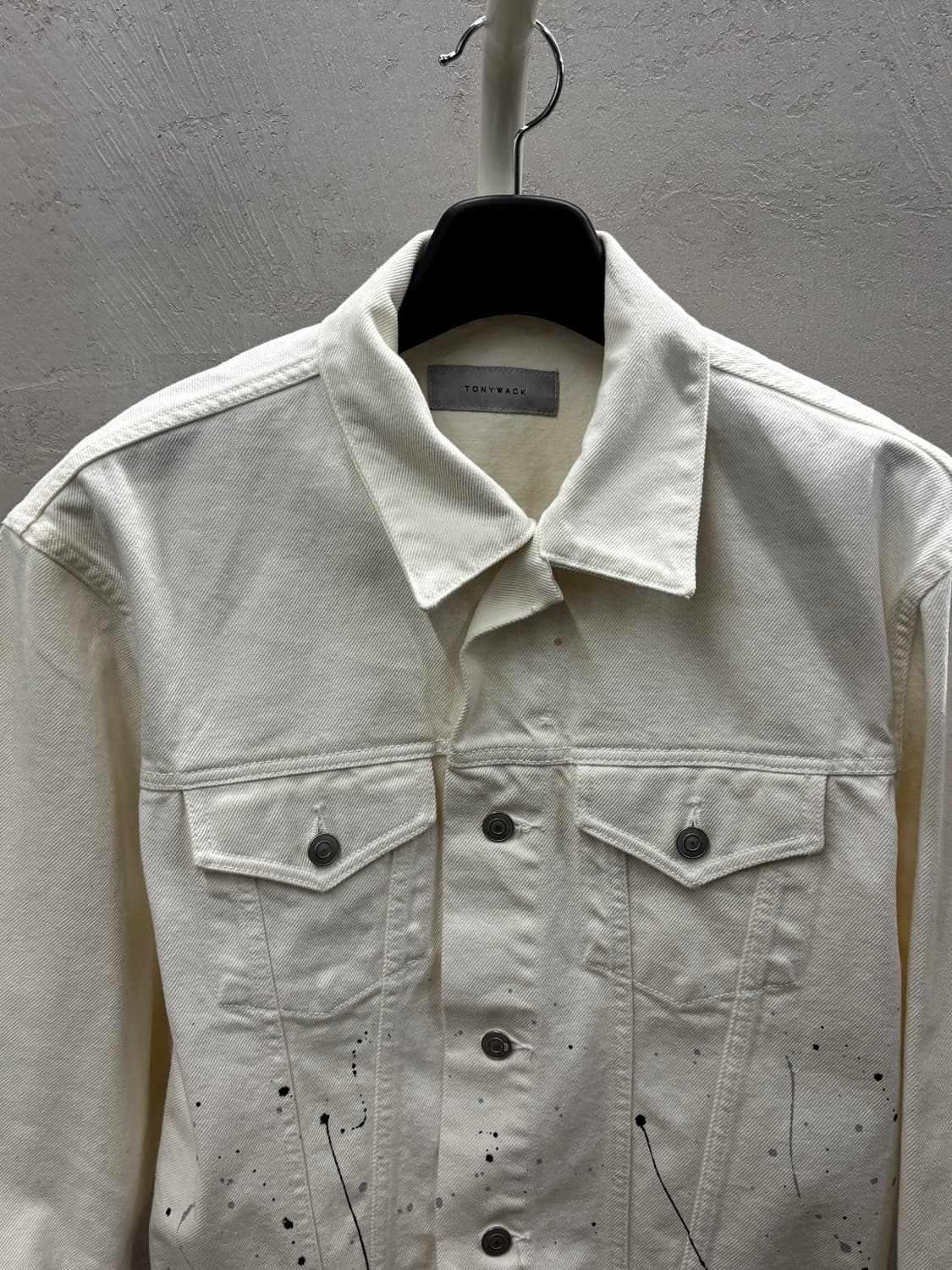 토니웩 화이트 데님 자켓 XL 상품이미지3