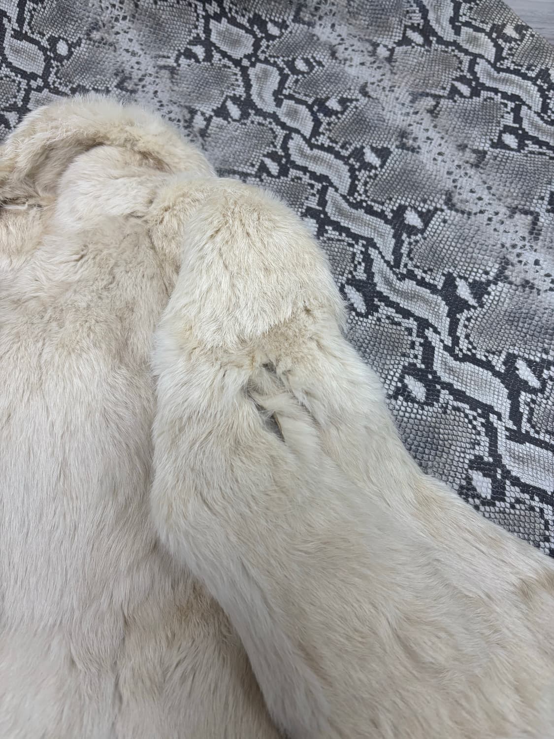 Y2K Rabbit Fur Jacket 상품이미지10