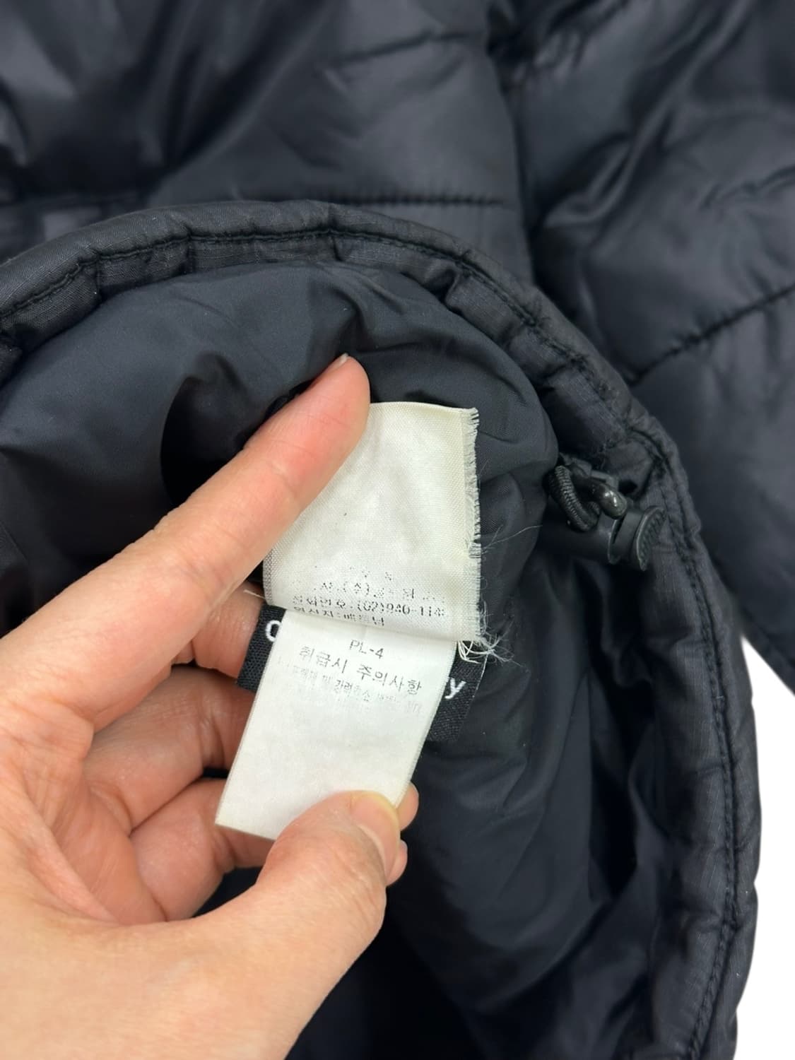 노스페이스 경량패딩 블랙 (L) 상품이미지8
