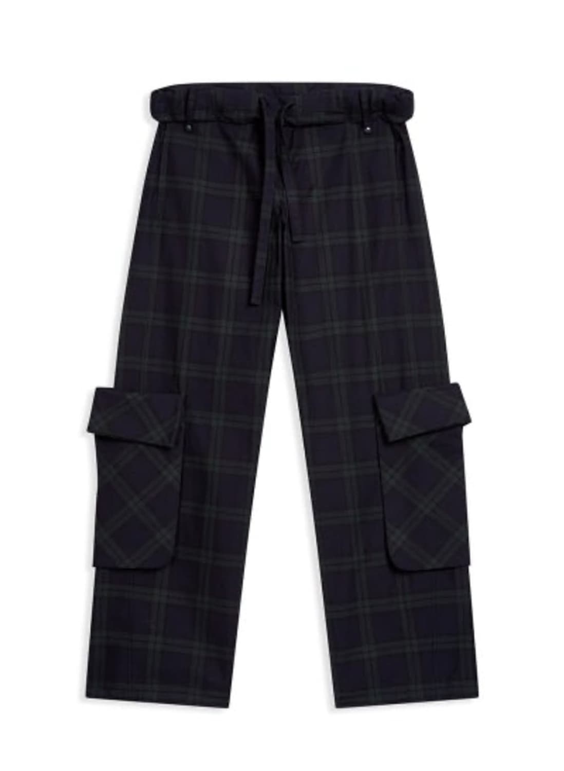 구함 오픈와이와이 rolled  waist tartan cargo  상품이미지1