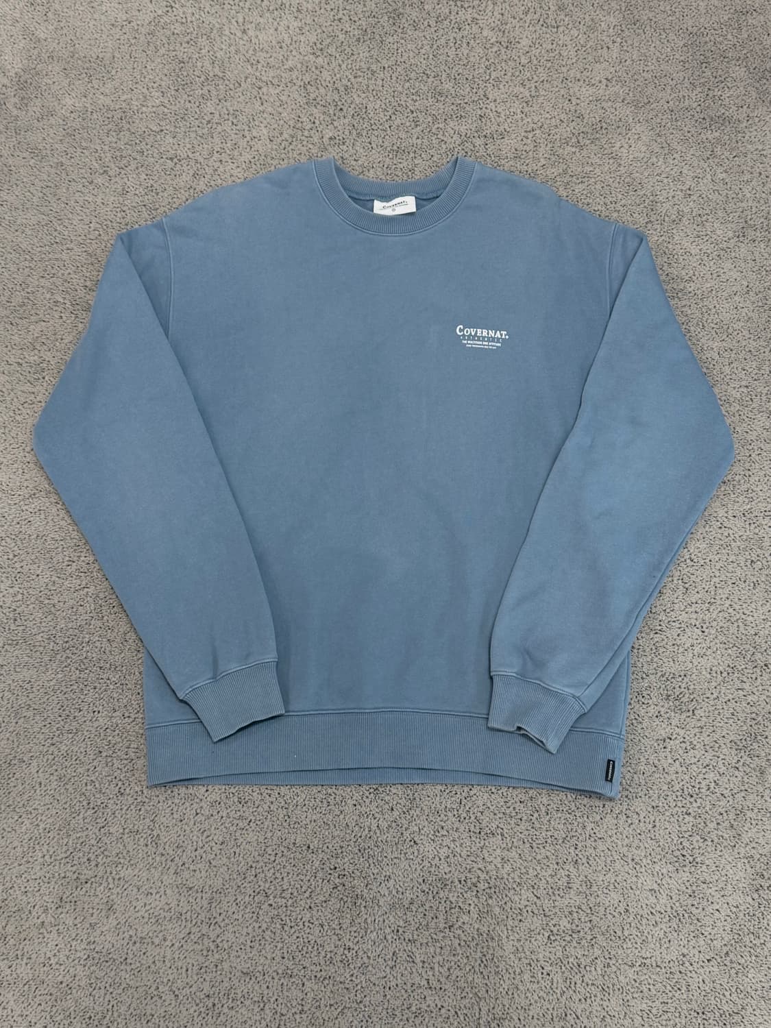 (S) 커버낫 백로고 맨투맨 상품이미지1