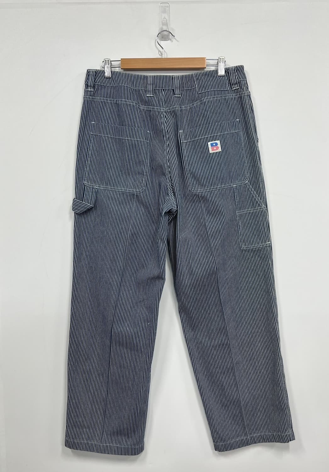 벌스데이수트 더블니 카펜터 스트라이프 워크웨어 팬츠 상품이미지10