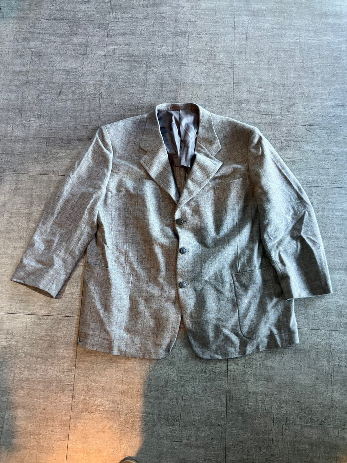 일본빈티지 올드스쿨아메카지 복고풍 쓰리버튼 블레이저자켓 상품이미지1