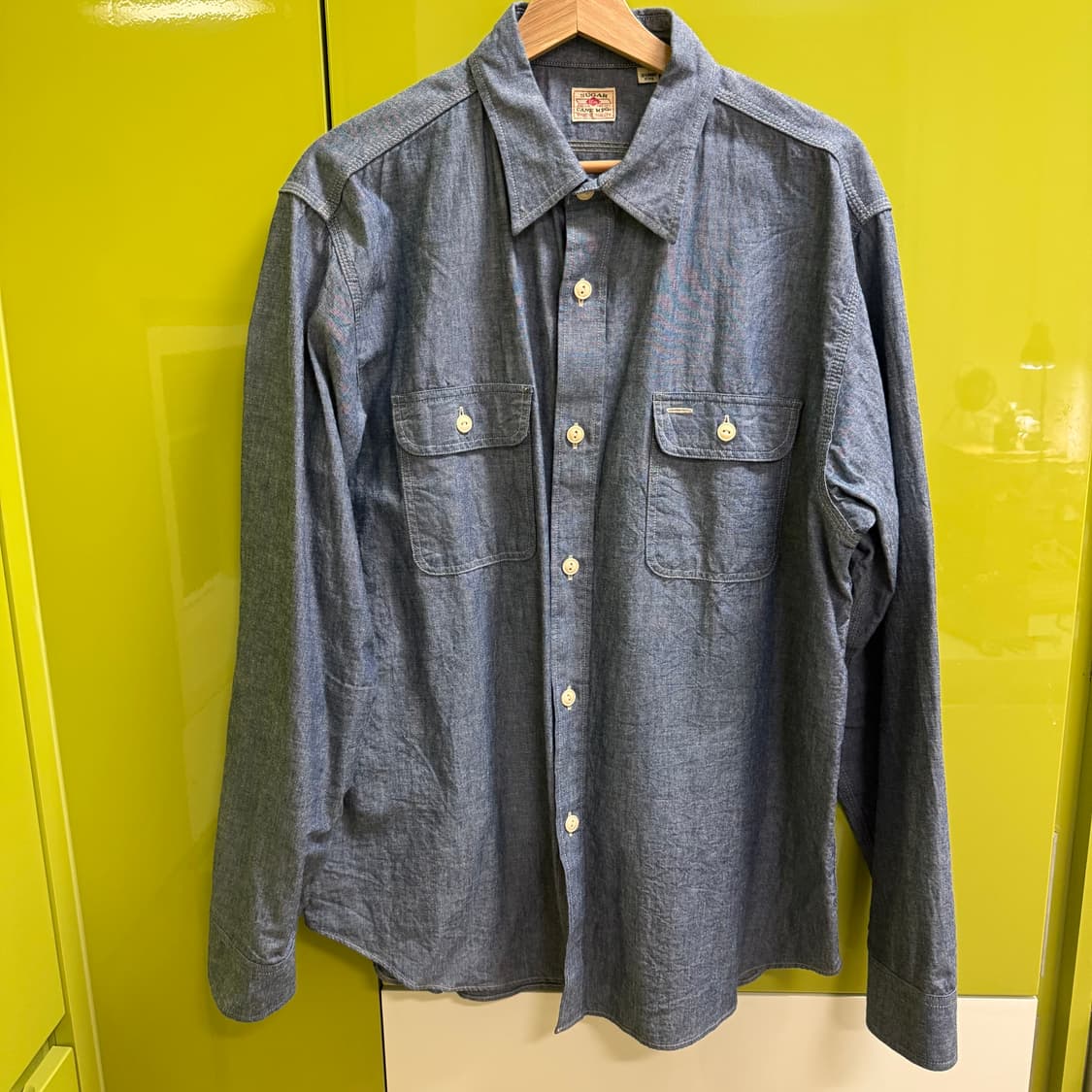 [XL] 슈가케인 샴브레이 셔츠 상품이미지1