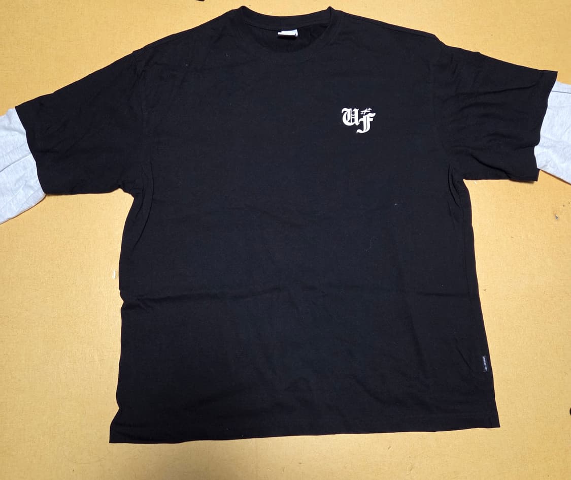 어반스터프 레이어드 티셔츠 블랙 L 상품이미지1