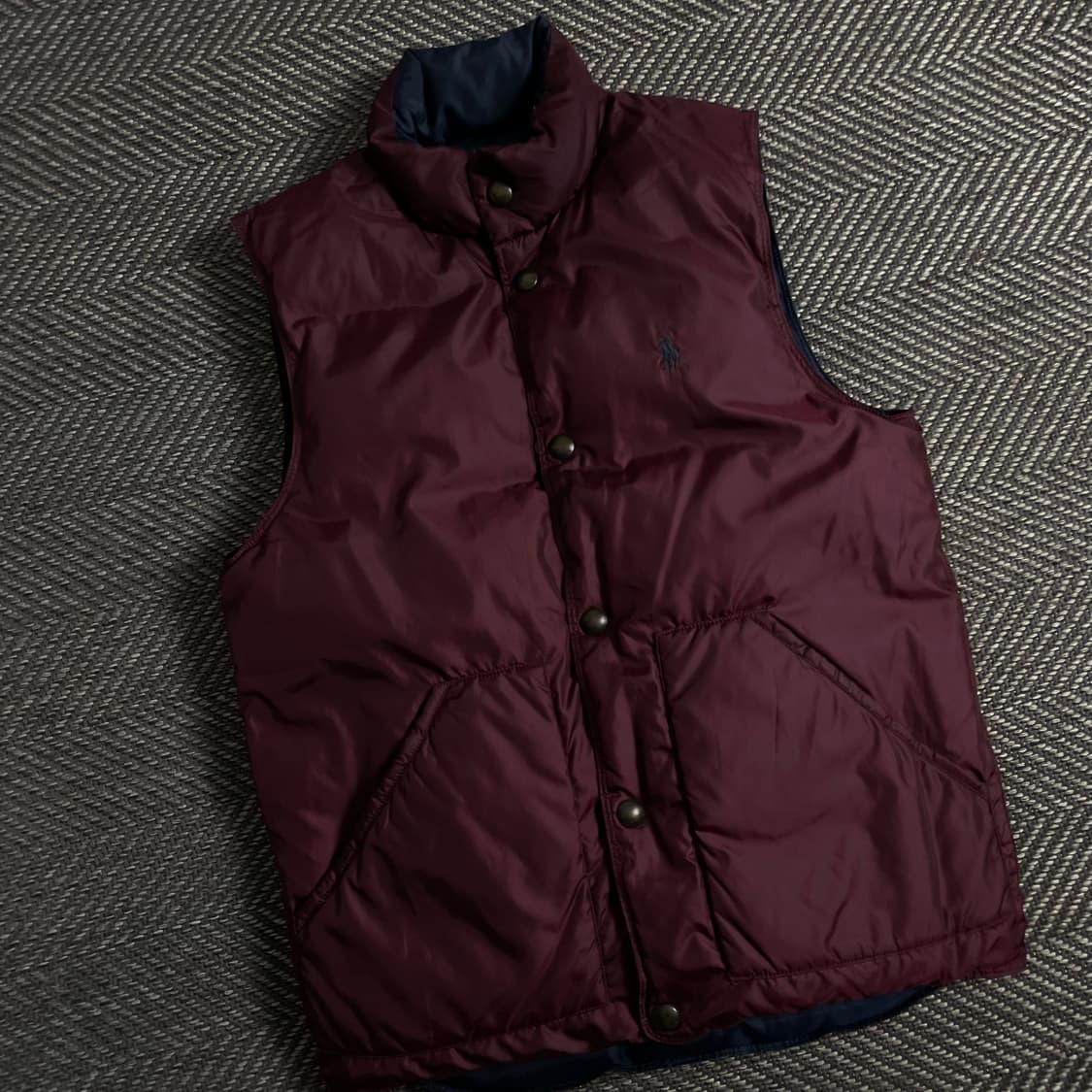 폴로 랄프로렌 포니 로고 양면 다운 베스트y 3761 상품이미지5