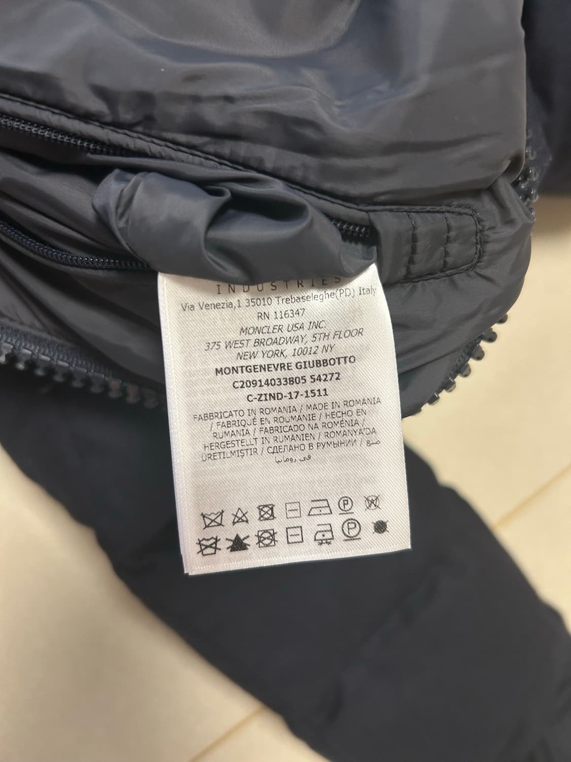 몽클레어 몽제네브르 울패딩 4사이즈 상품이미지7