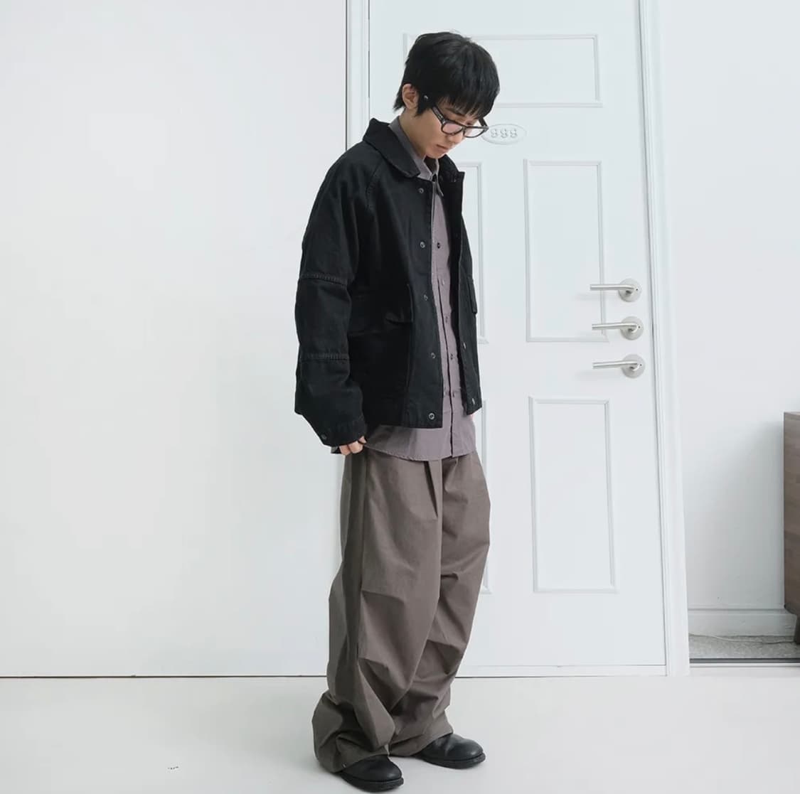 999휴머니티 워크 발란스 미카 자켓 (다이드 차콜) 상품이미지2