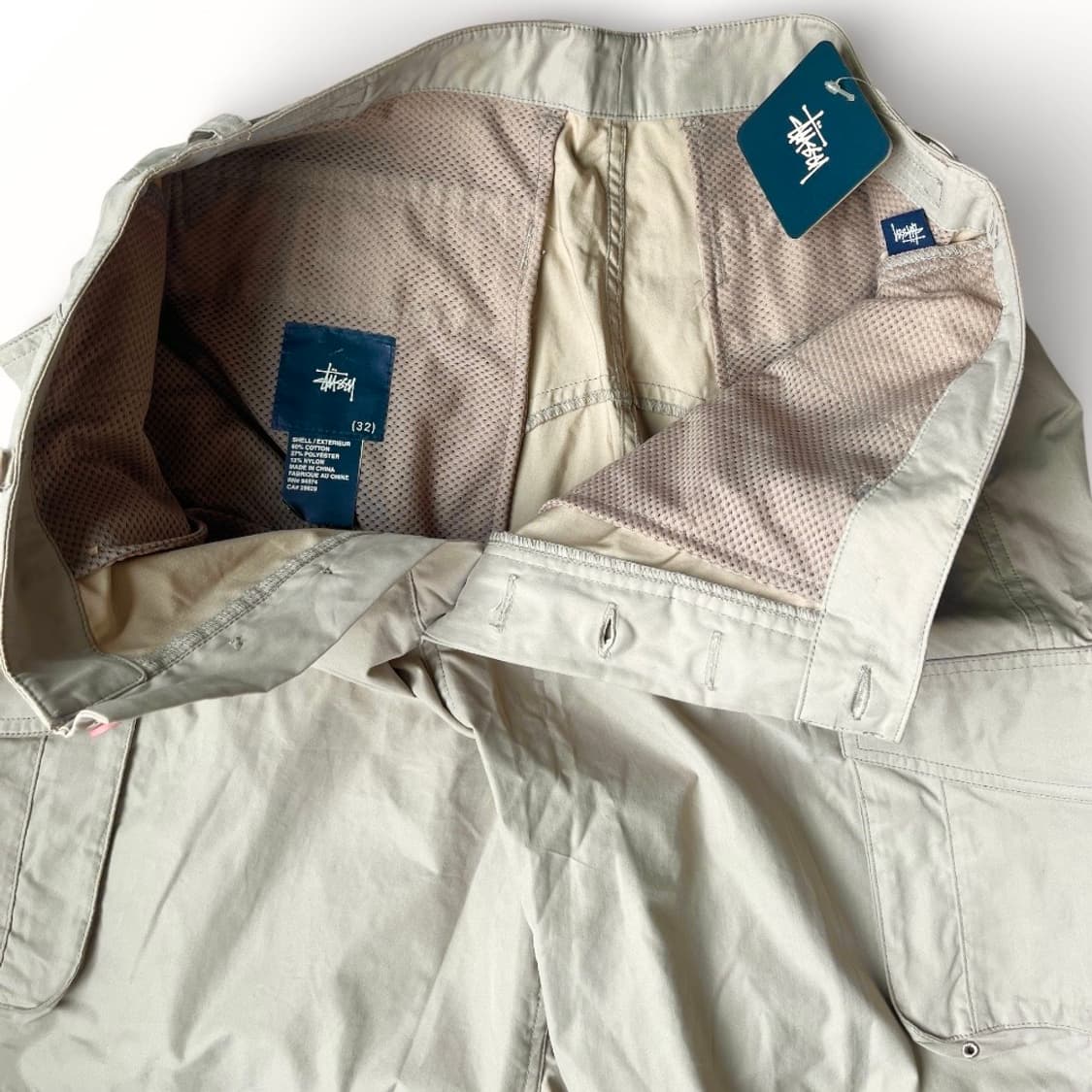 90‘s 올드스투시 데드스탁 카고 하프팬츠 상품이미지5