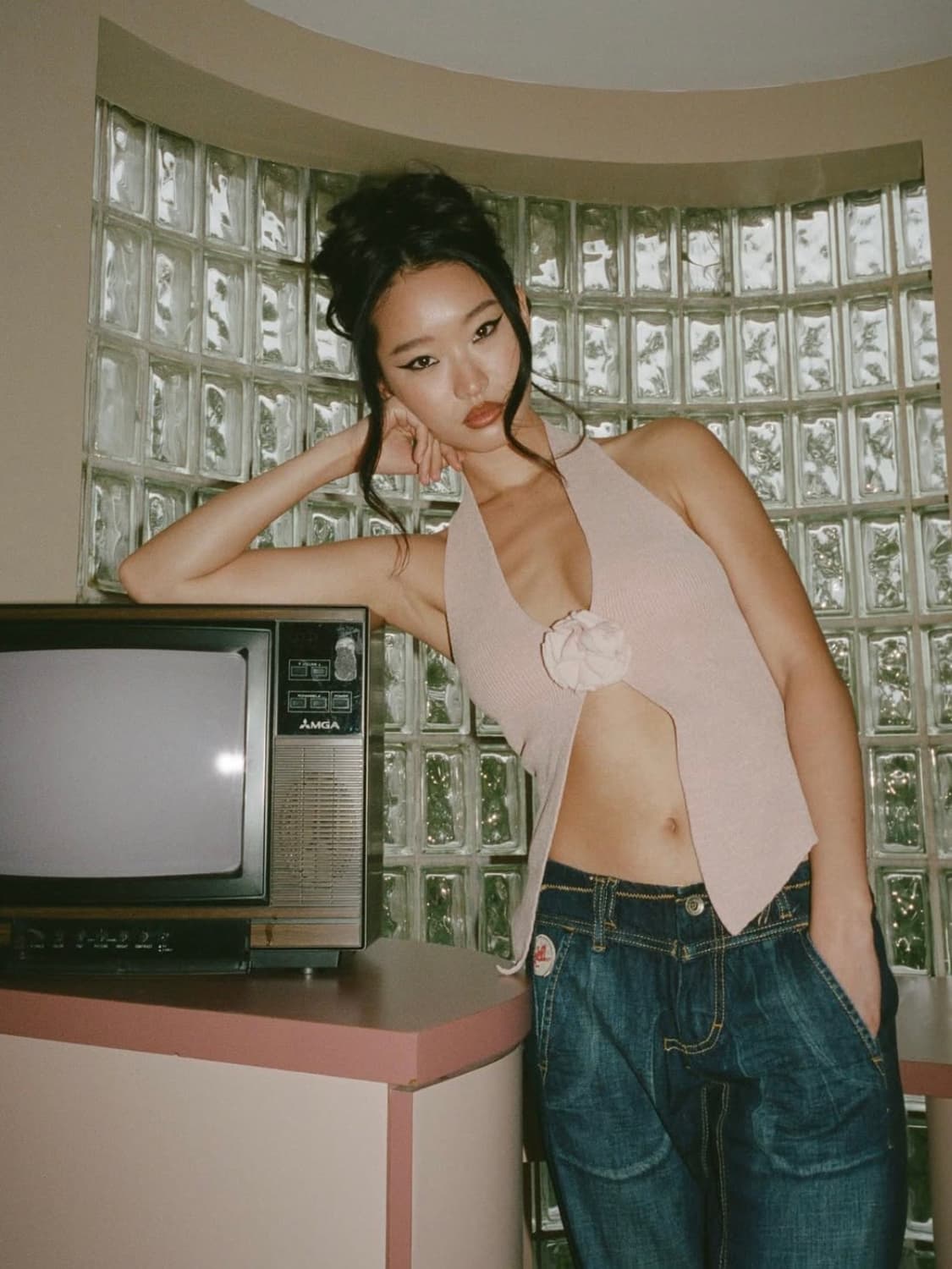 핑크 톱 상품이미지2