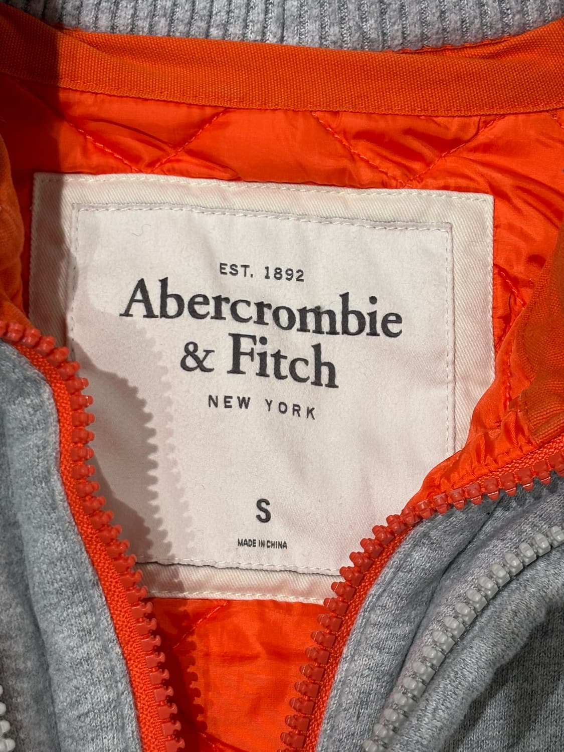 아베크롬비 그레이 헤비스웻 후드집업 상품이미지9