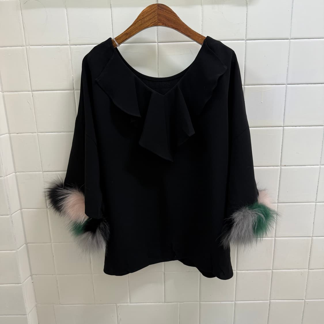 Diagram Grace Continental 빈티지 퍼 블라우스 상품이미지6