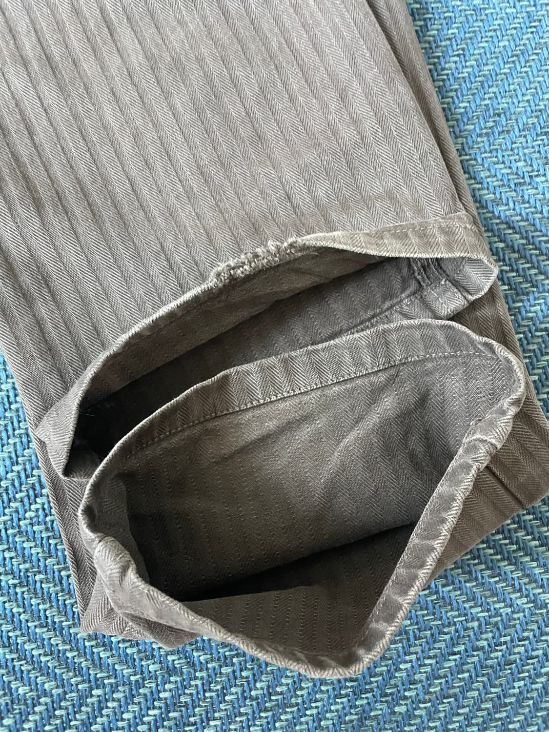 [M] 서피스에디션 헤링본 스트레이트 팬츠 브라운 상품이미지9