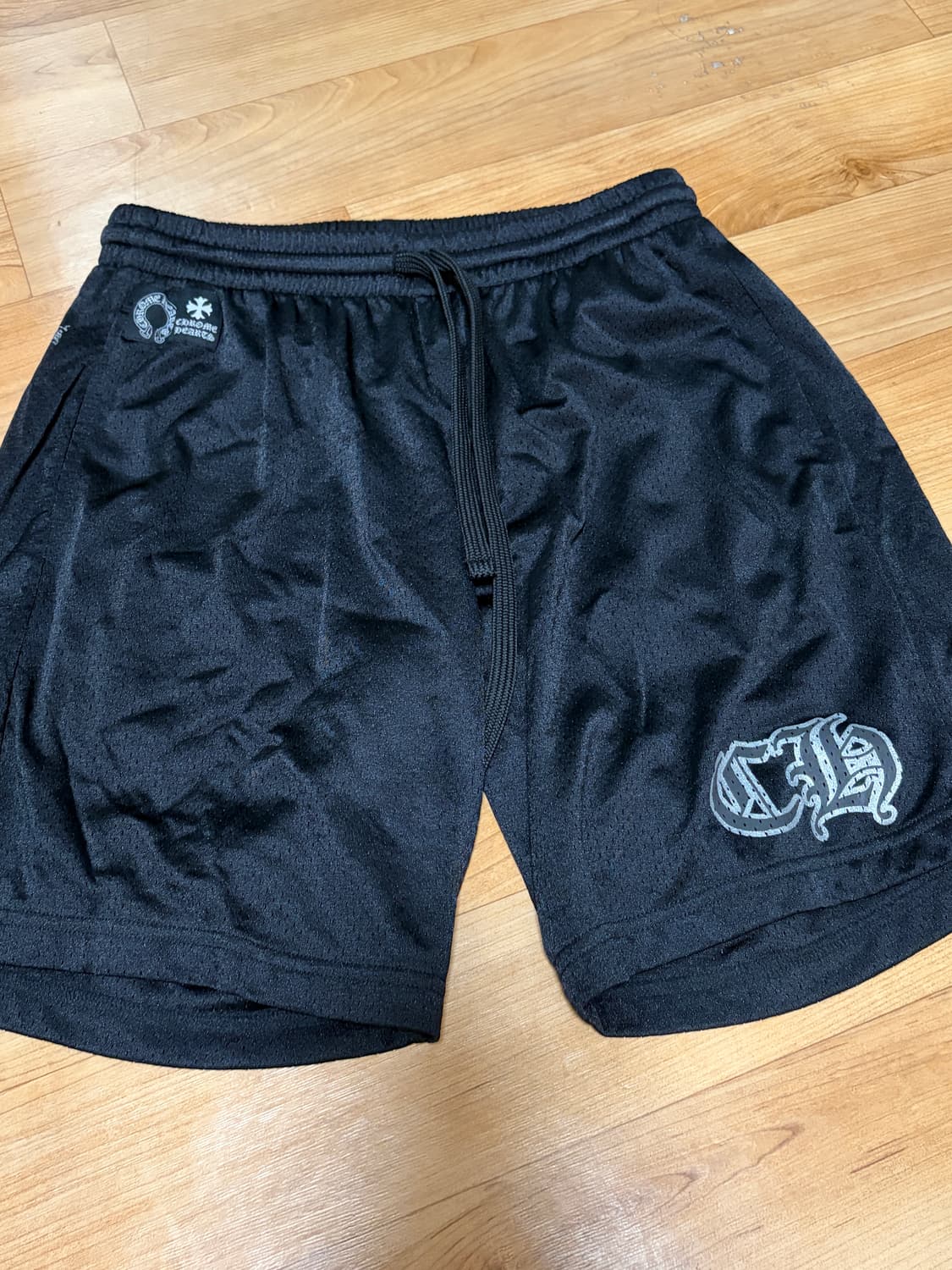 Chrome Hearts 메쉬 바시티 쇼츠 블랙 (M) 상품이미지2