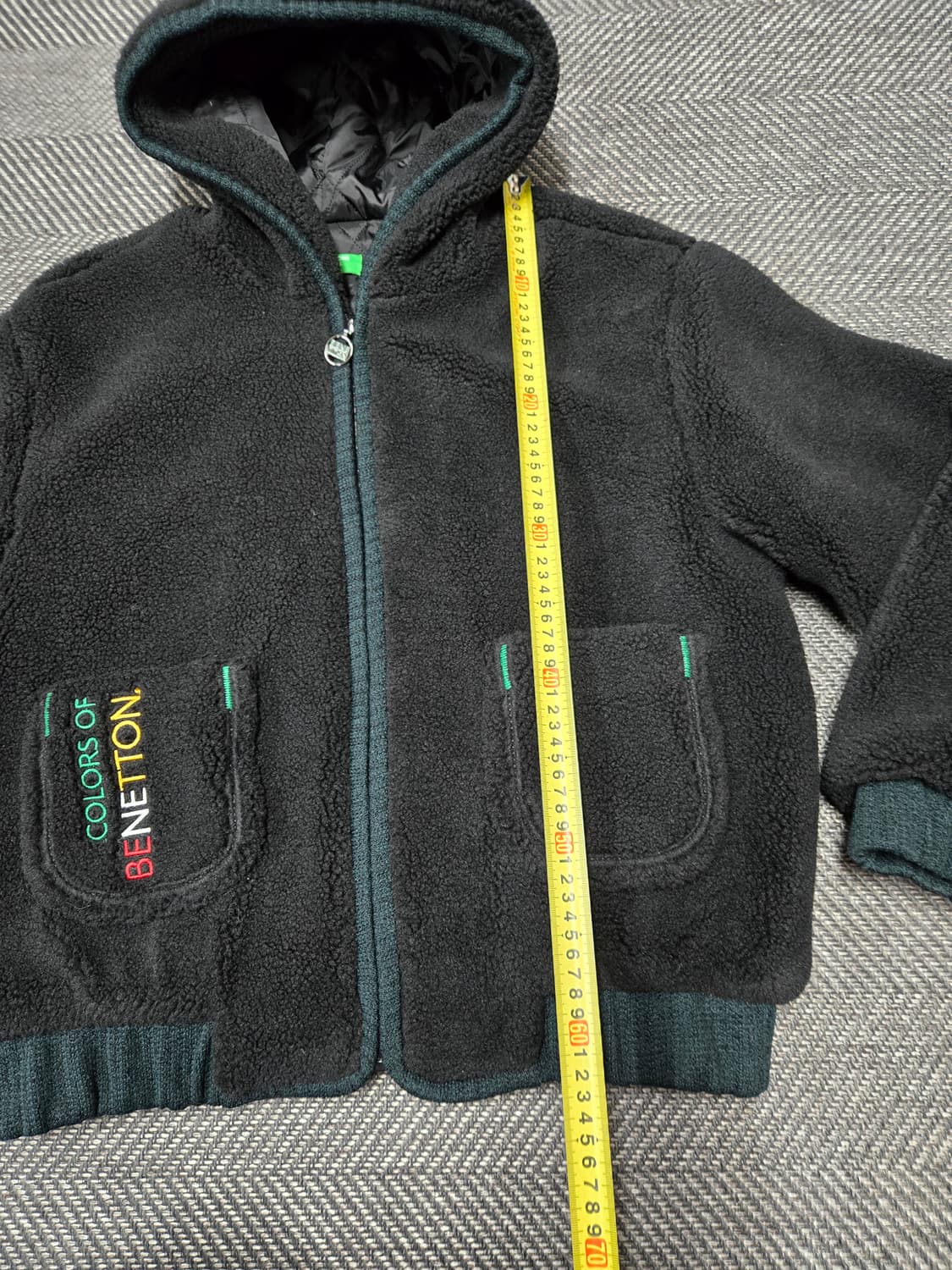 베네통 25ss 여성 뽀글이 후드 패딩 자켓 상품이미지9