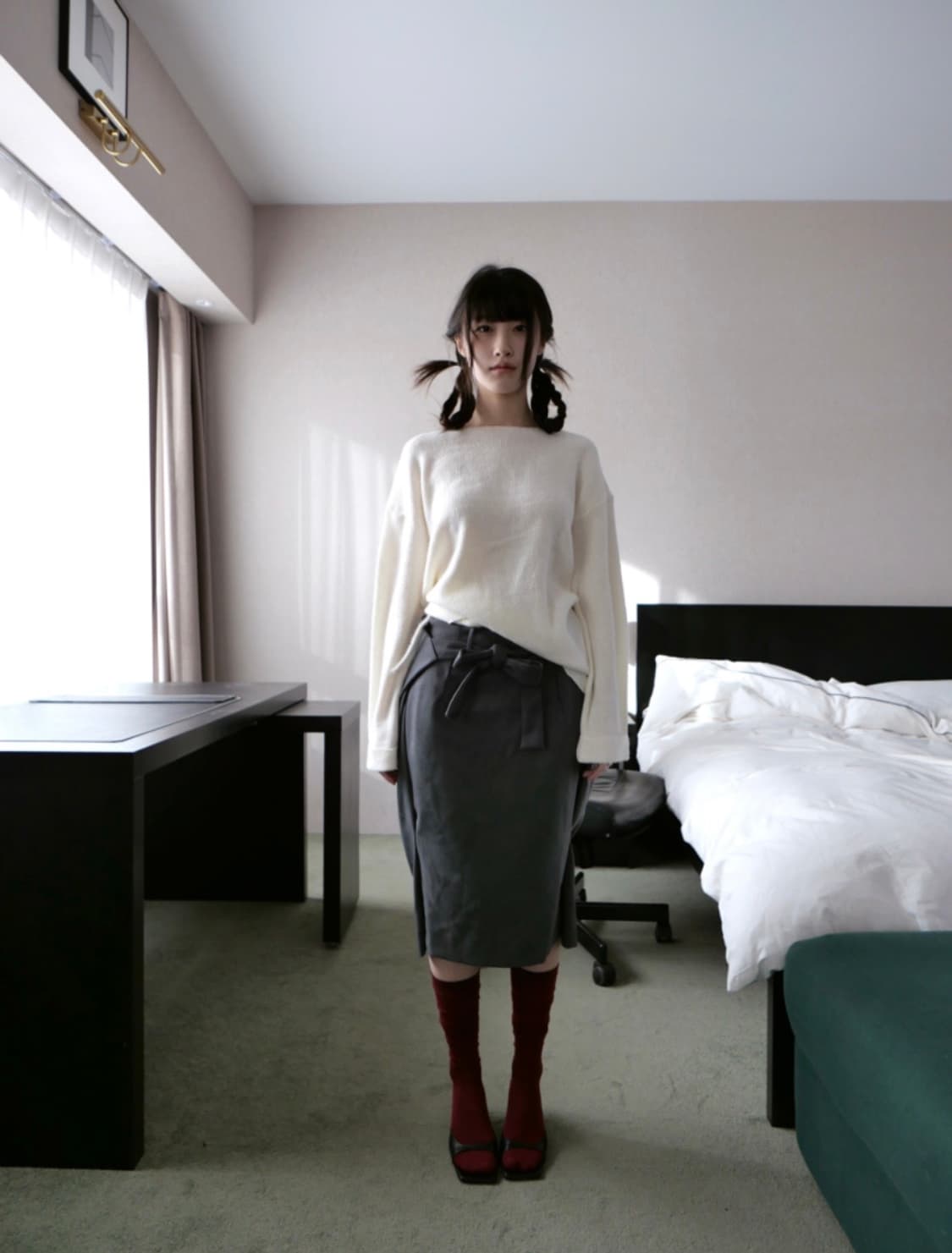 베이비랩 pot both skirt grey S 상품이미지2