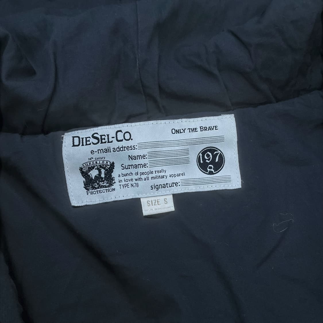 디젤 Diesel 후드 니트 집업 자켓 블랙 상품이미지7