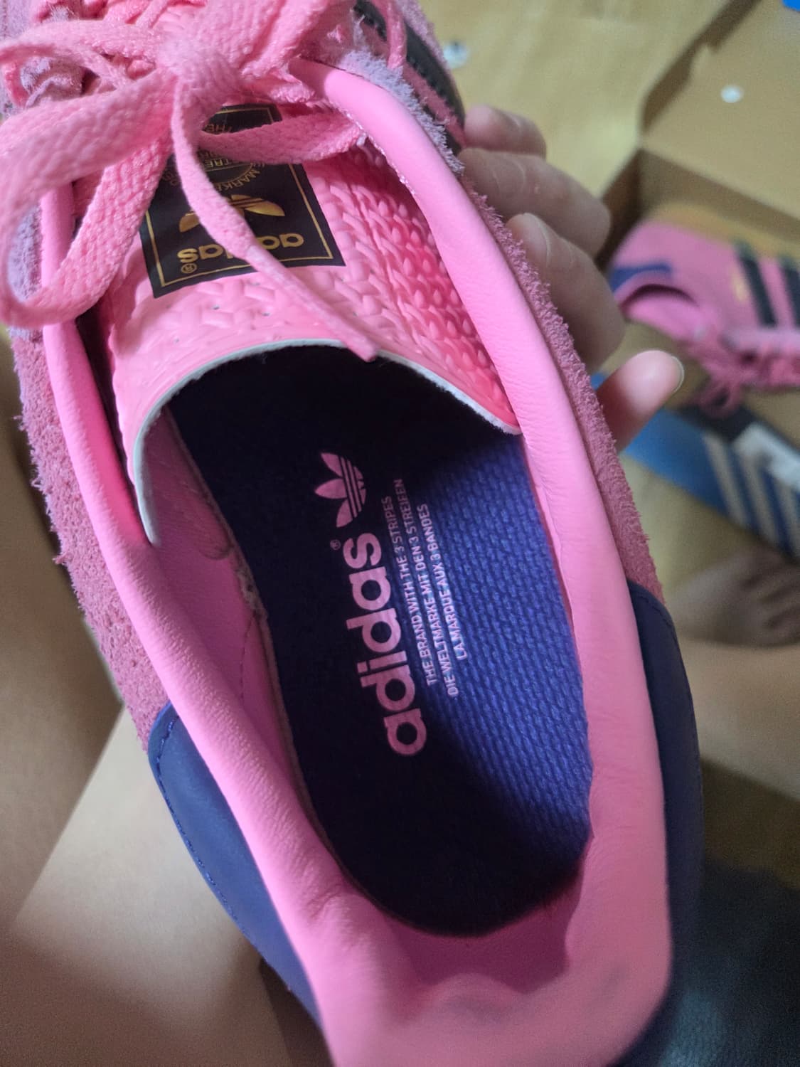 (W) 아디다스 가젤 인도어 블리스 핑크 상품이미지2