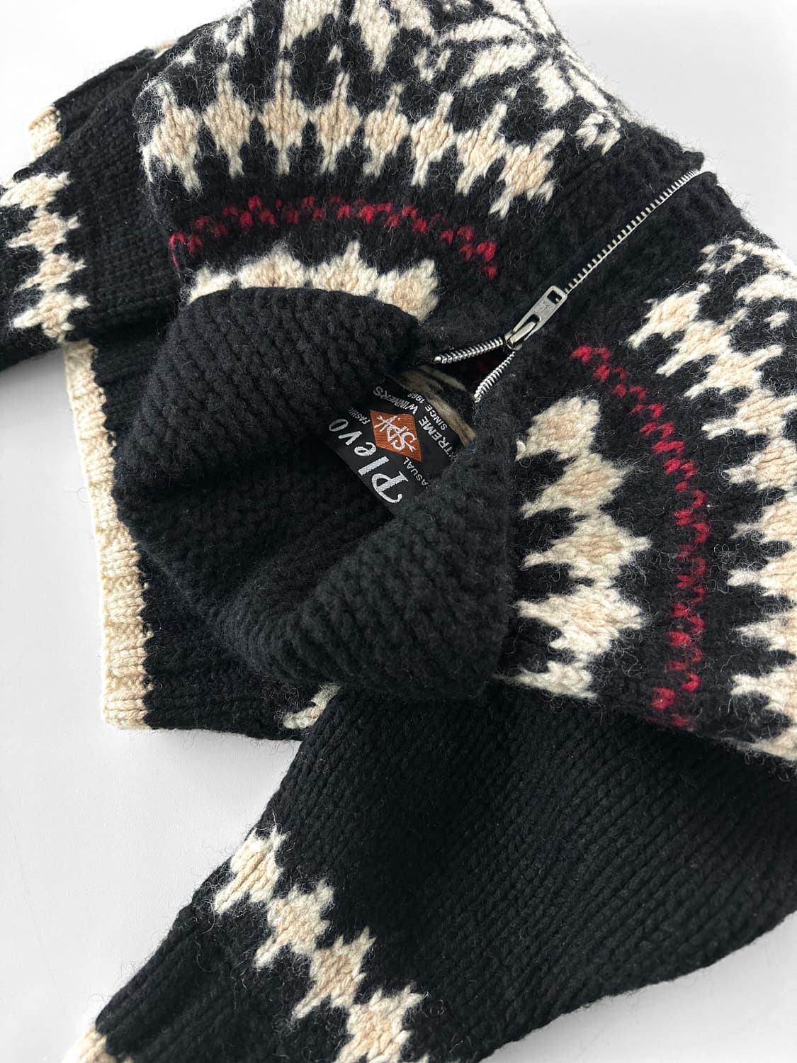 빈티지 눈꽃 코위찬 스웨터  상품이미지4