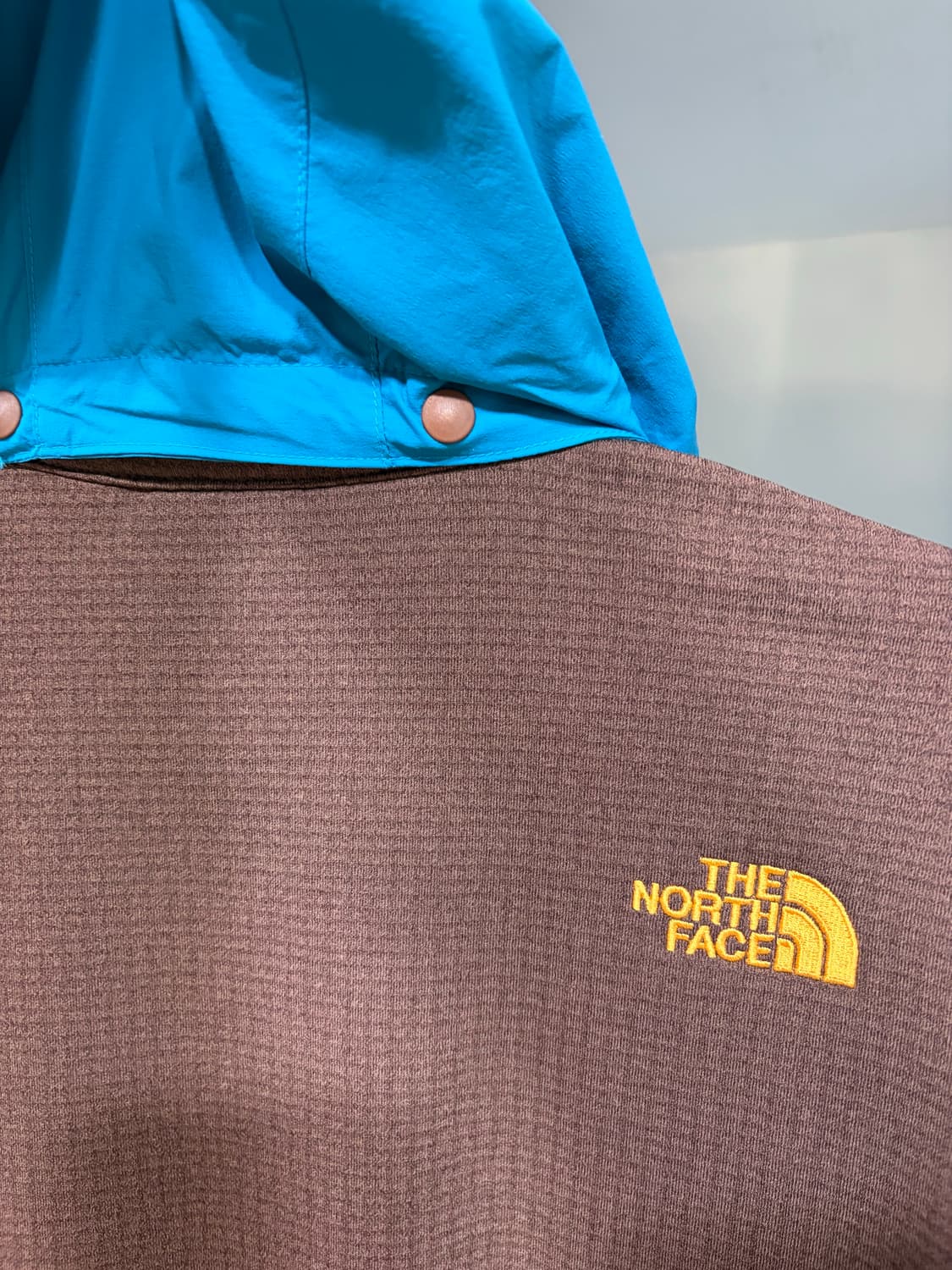 노스페이스 바람막이 자켓 블루/브라운 L 100사이즈 상품이미지3