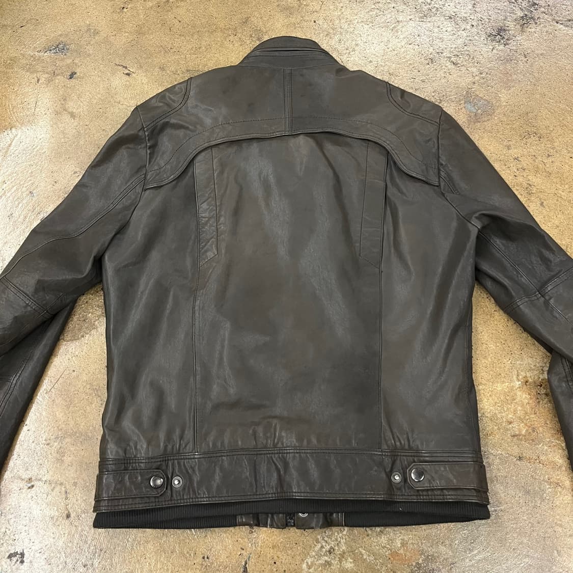 [정품/L] 게스 양가죽 램스킨 자켓 b15 상품이미지4
