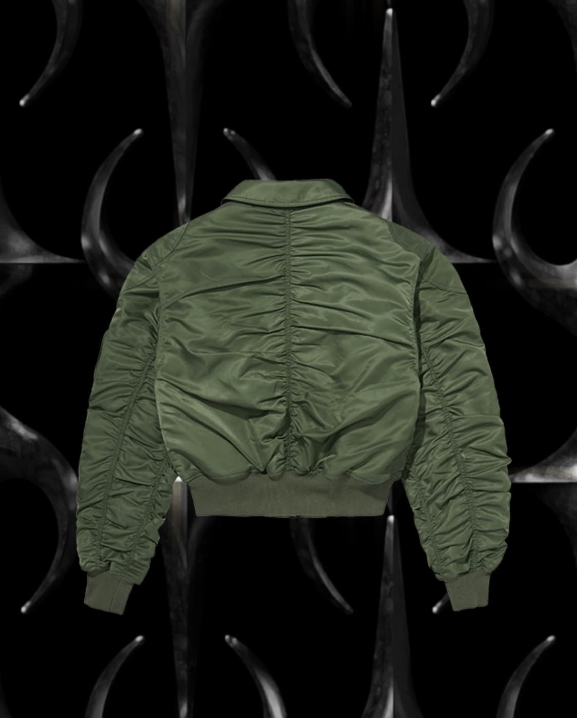 떠그클럽 윙리스 버드 봄버 카키 -2size- 미착용 새상품 상품이미지2