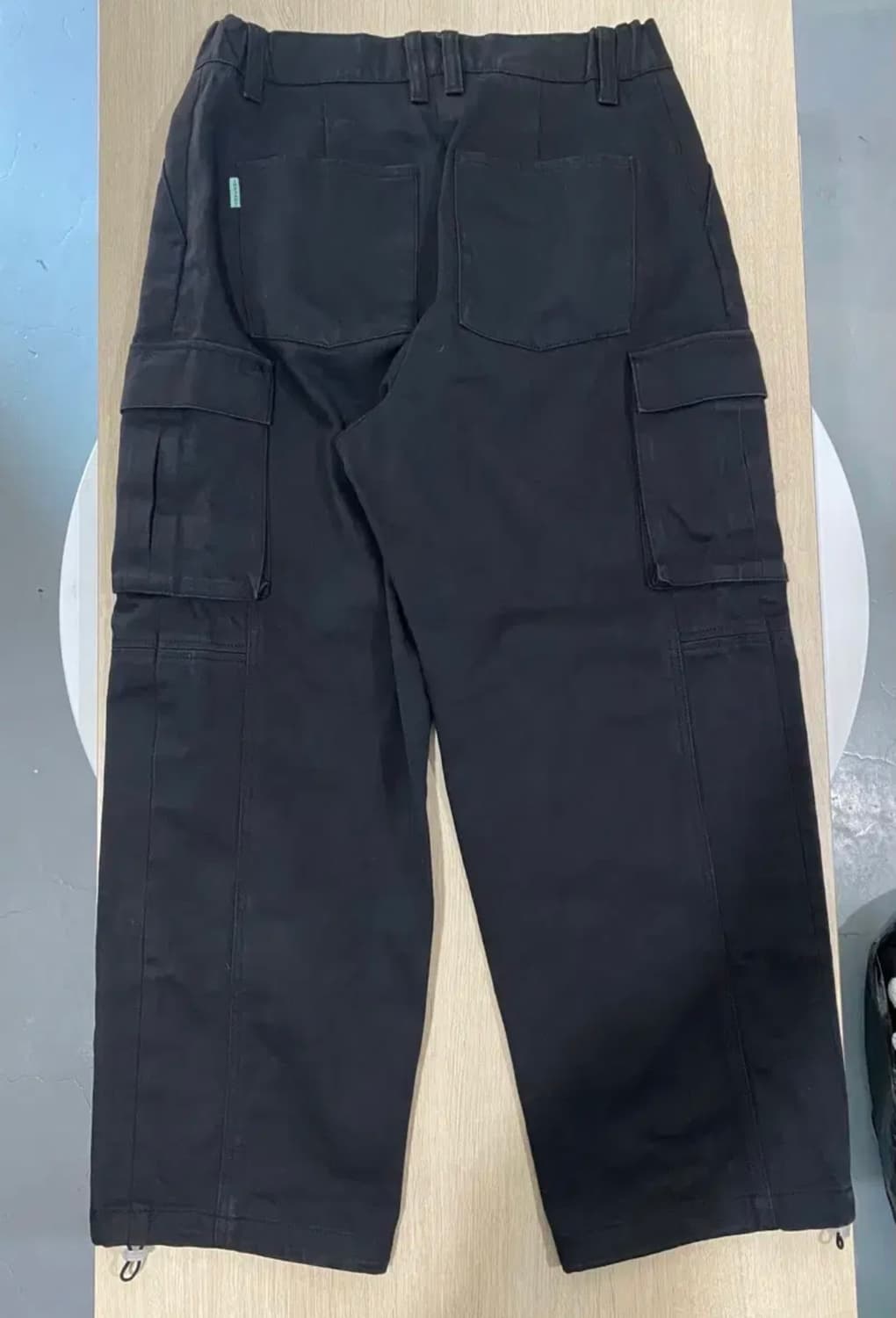 인스턴트펑크 새미 와이드 카고 조거 블랙 (32) 상품이미지5