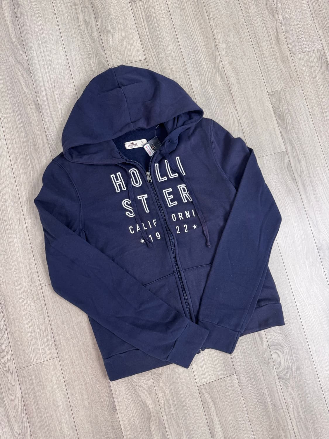 홀리스터 네이비 슬림핏 후드집업 상품이미지1