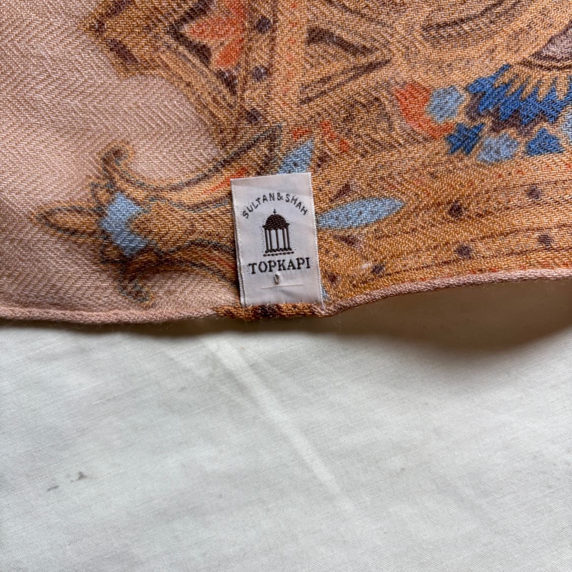 토프카피 (TOPKAPI) 페이즐리 패턴 울 실크 스카프 상품이미지8