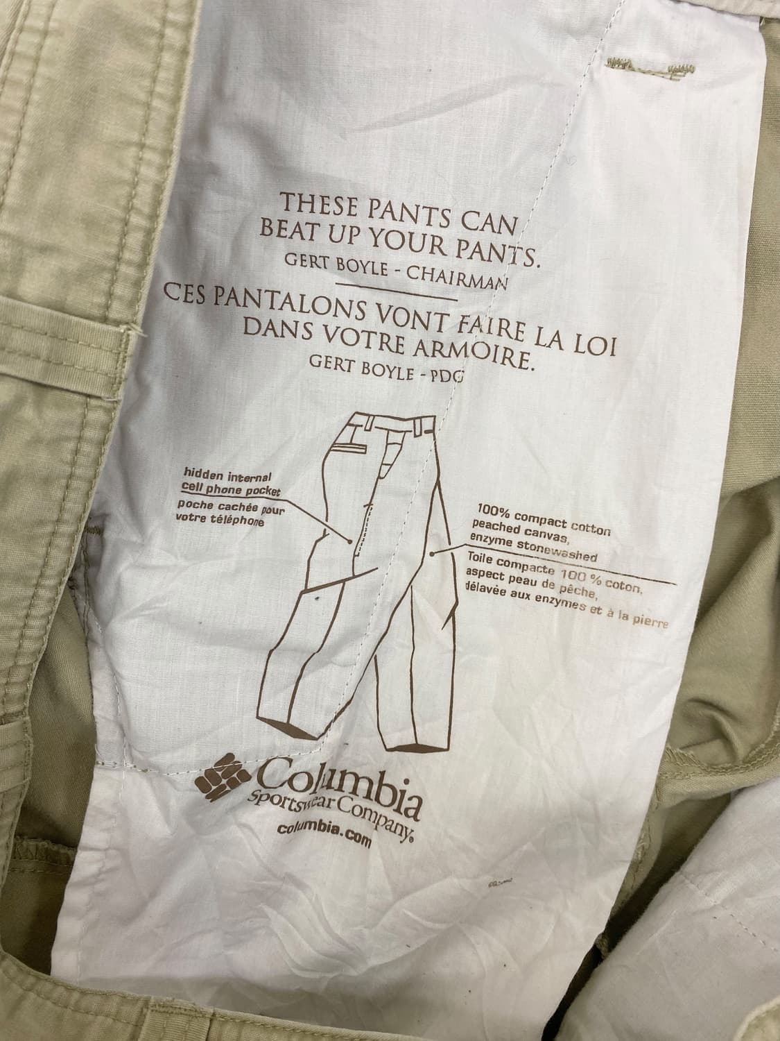 00's 콜롬비아 캔버스 유틸리티 팬츠  상품이미지2