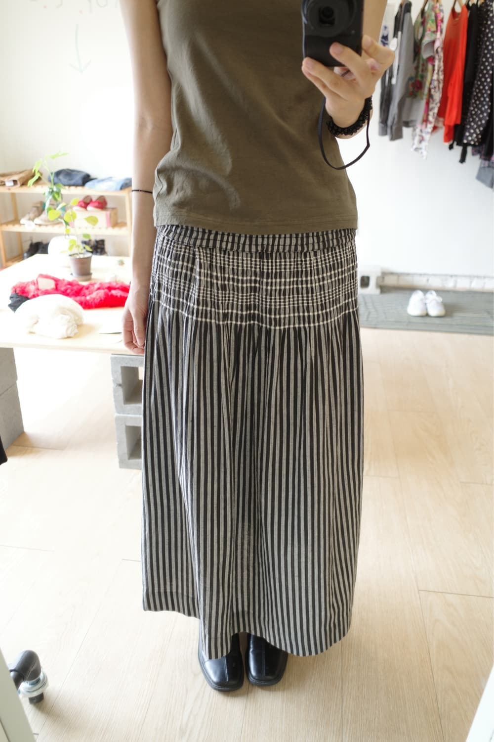 stripe long skirt 상품이미지3