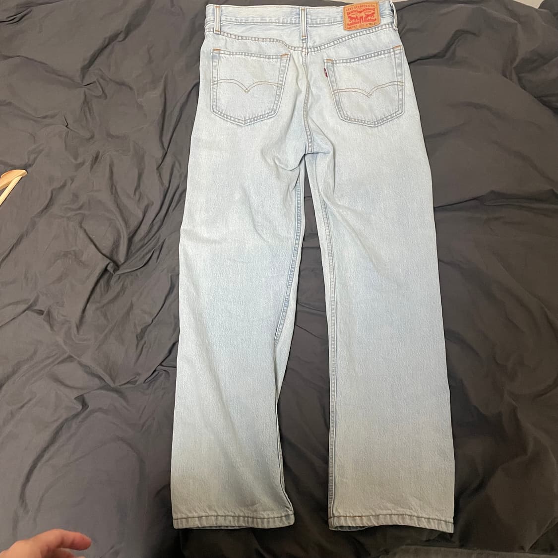 (w30, l32)리바이스 565 연청 데님 루즈핏 스트레이트 팬츠 상품이미지2