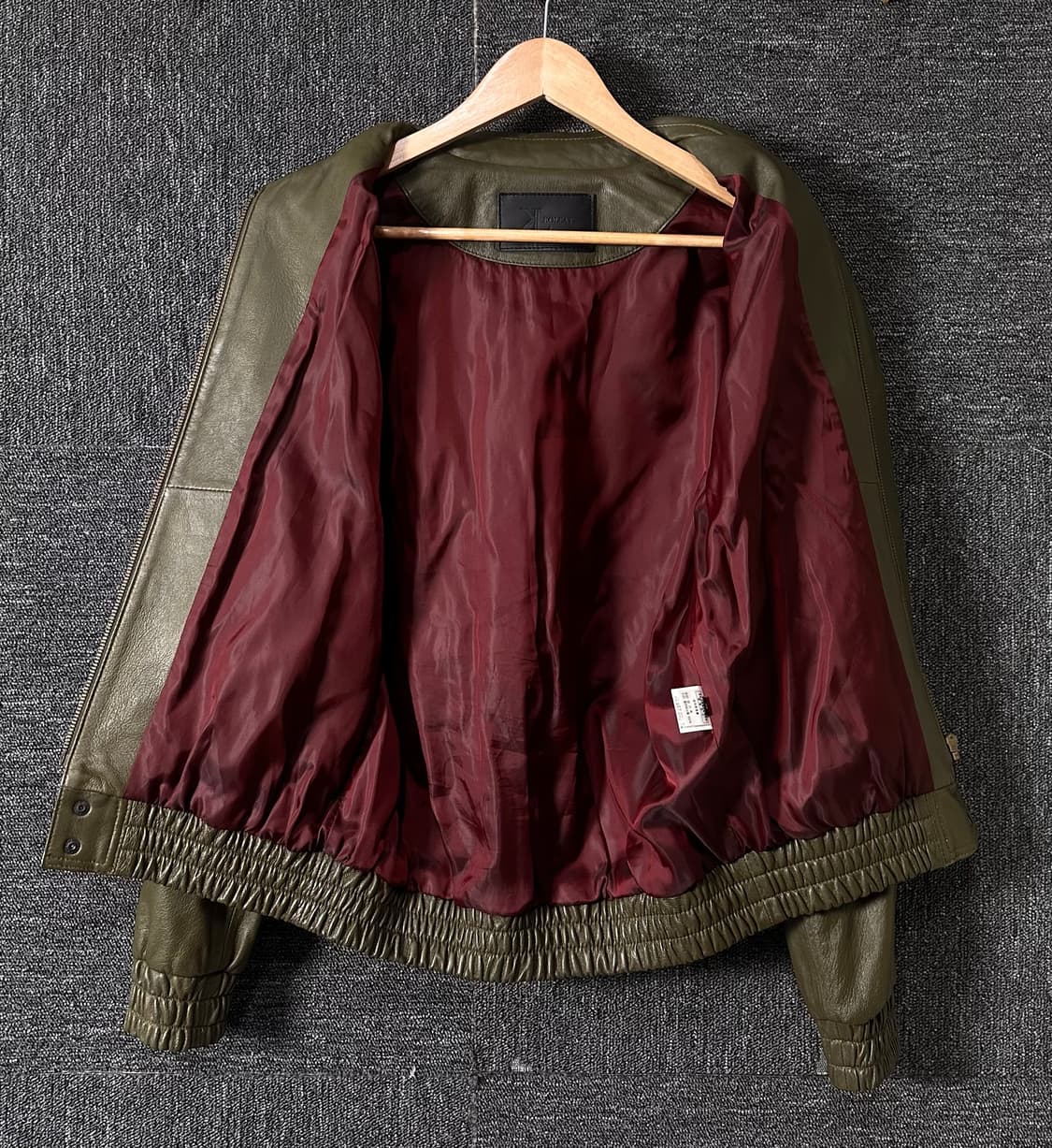 KOLEAT 카키 양가죽 자켓 남녀공용 상품이미지5