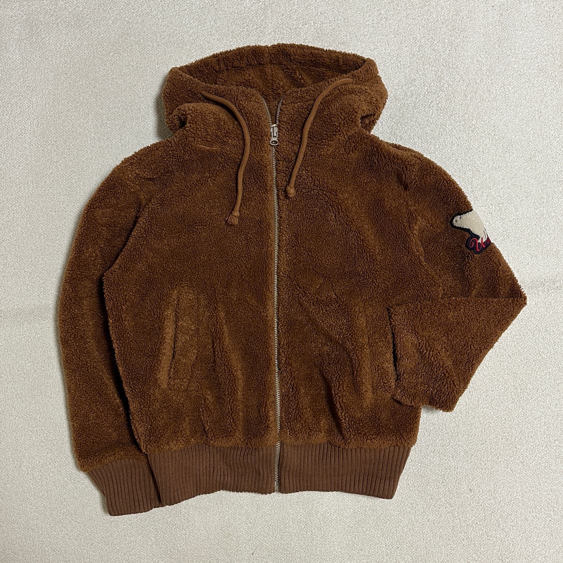 지프 뽀글이 후드집업 상품이미지1