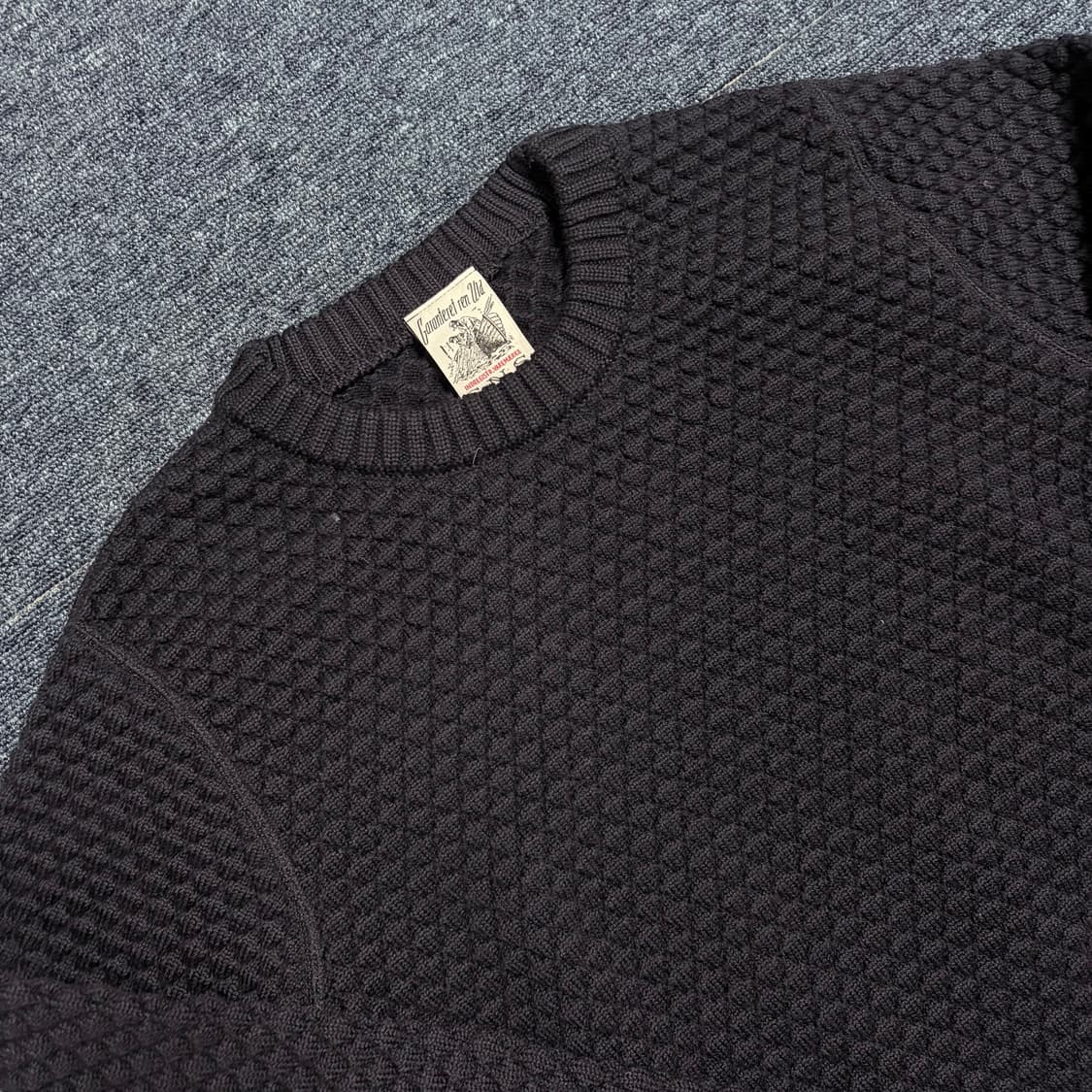 S.N.S Hearning 패턴 울 스웨터 상품이미지3