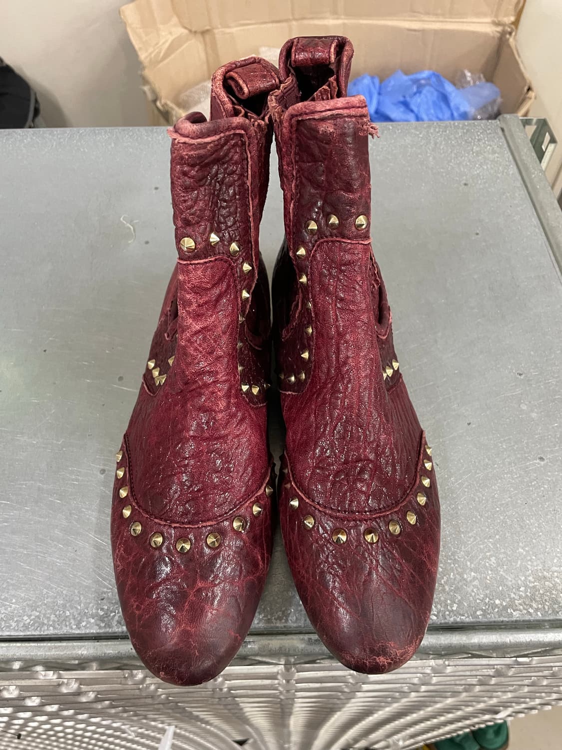 쟈딕 앤 볼태르 레더 스터드 앵클 부츠 40 상품이미지5