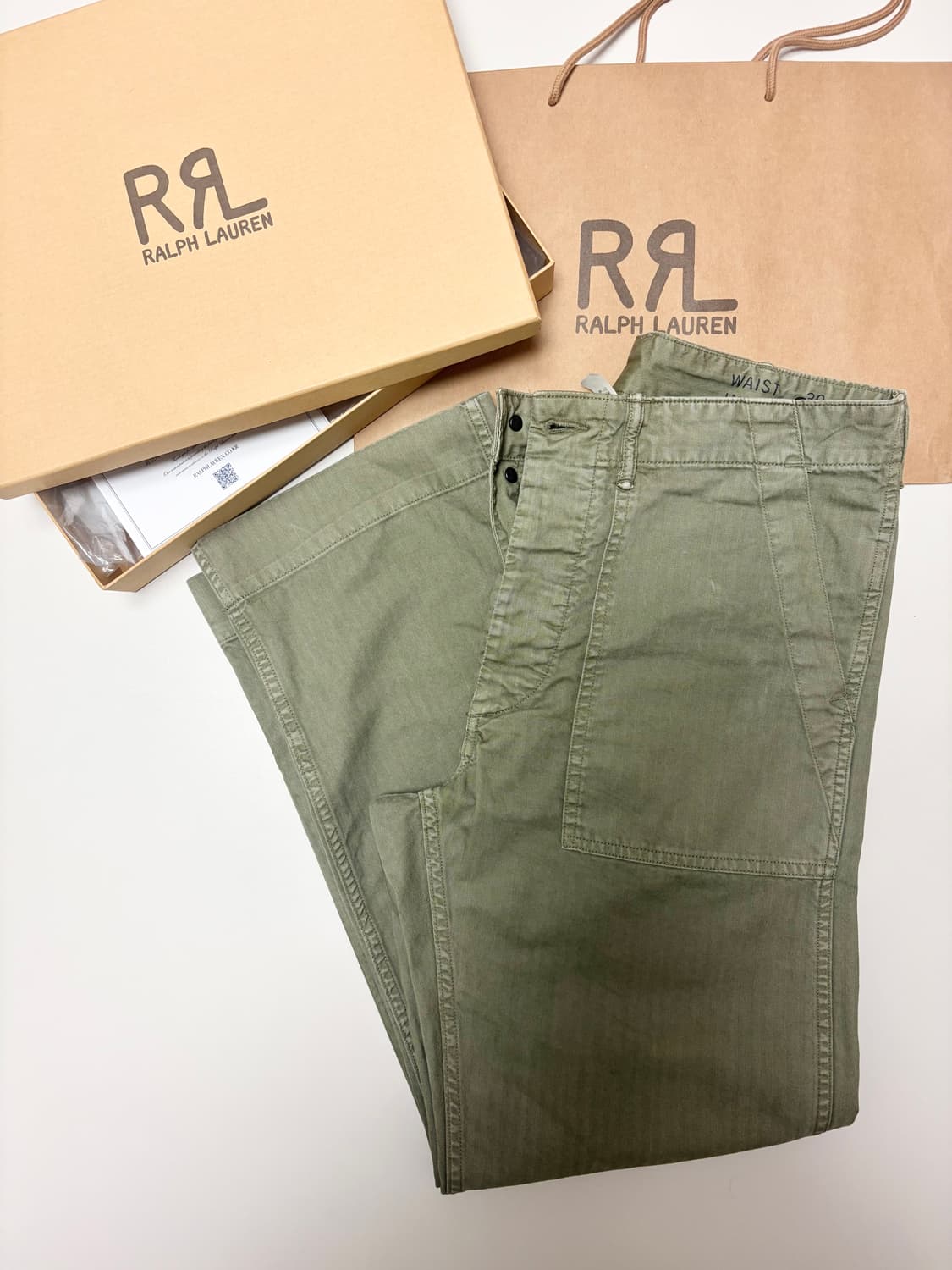 RRL 더블알엘 헤링본 퍼티그 30/30 상품이미지1
