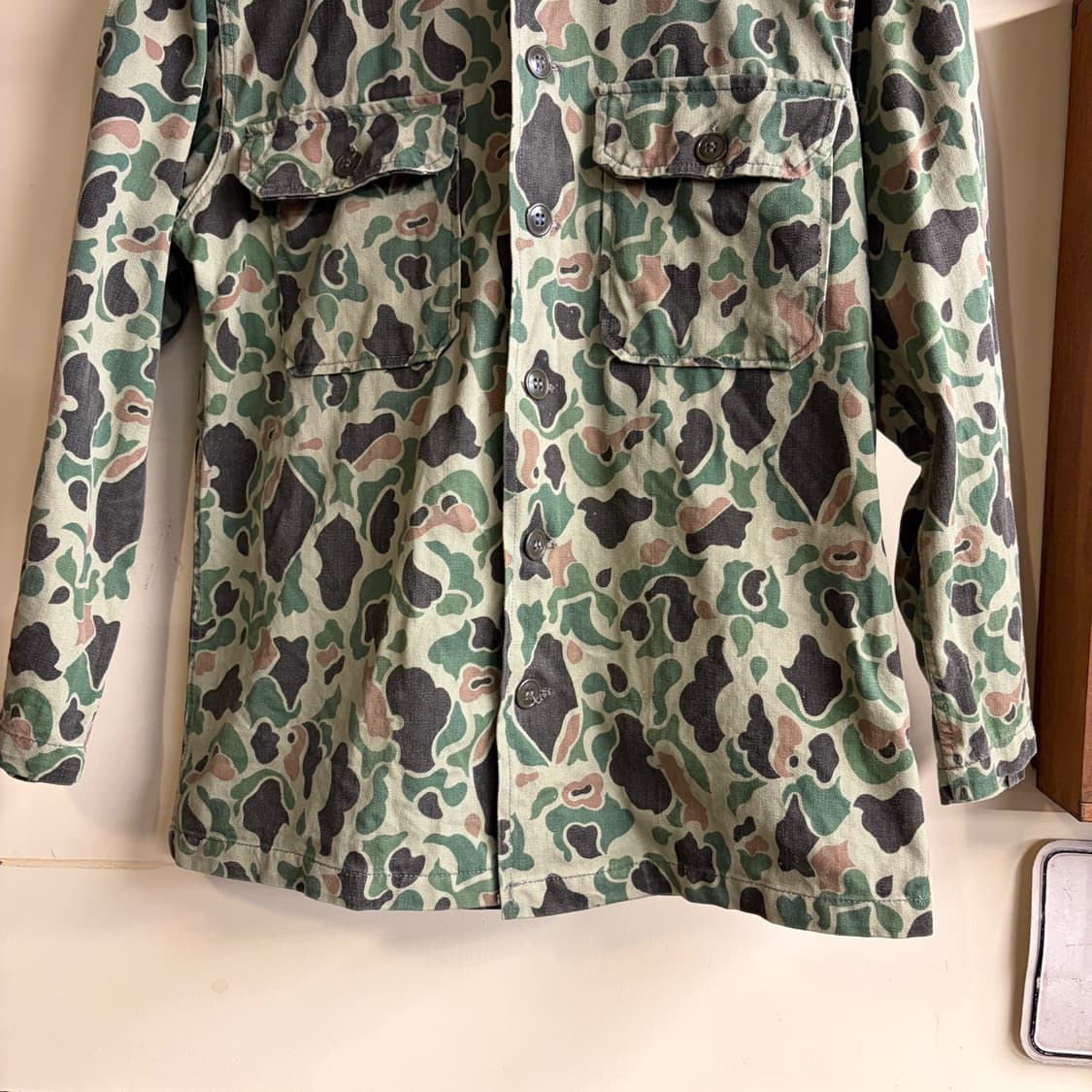 60s ROK DUCK HUNTER CAMO SHIRT 95-100 상품이미지3