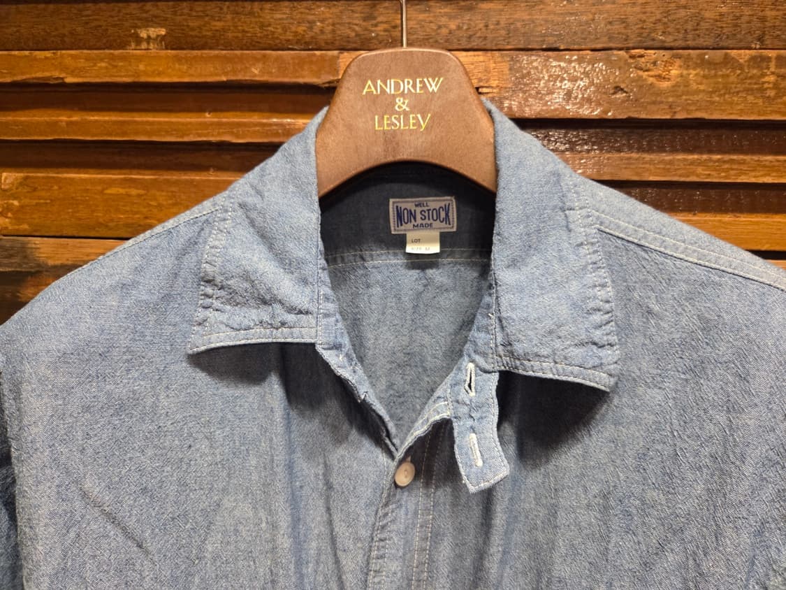 논 스톡 샴브레이셔츠  상품이미지2