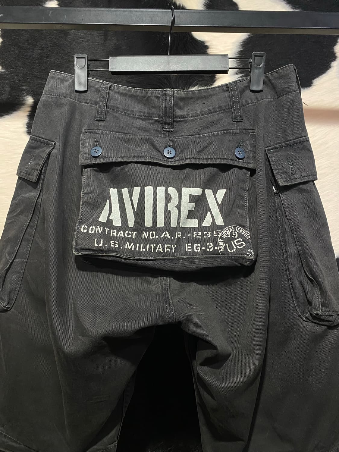 Avirex 몽키 포켓 카고 버뮤다 팬츠 상품이미지6