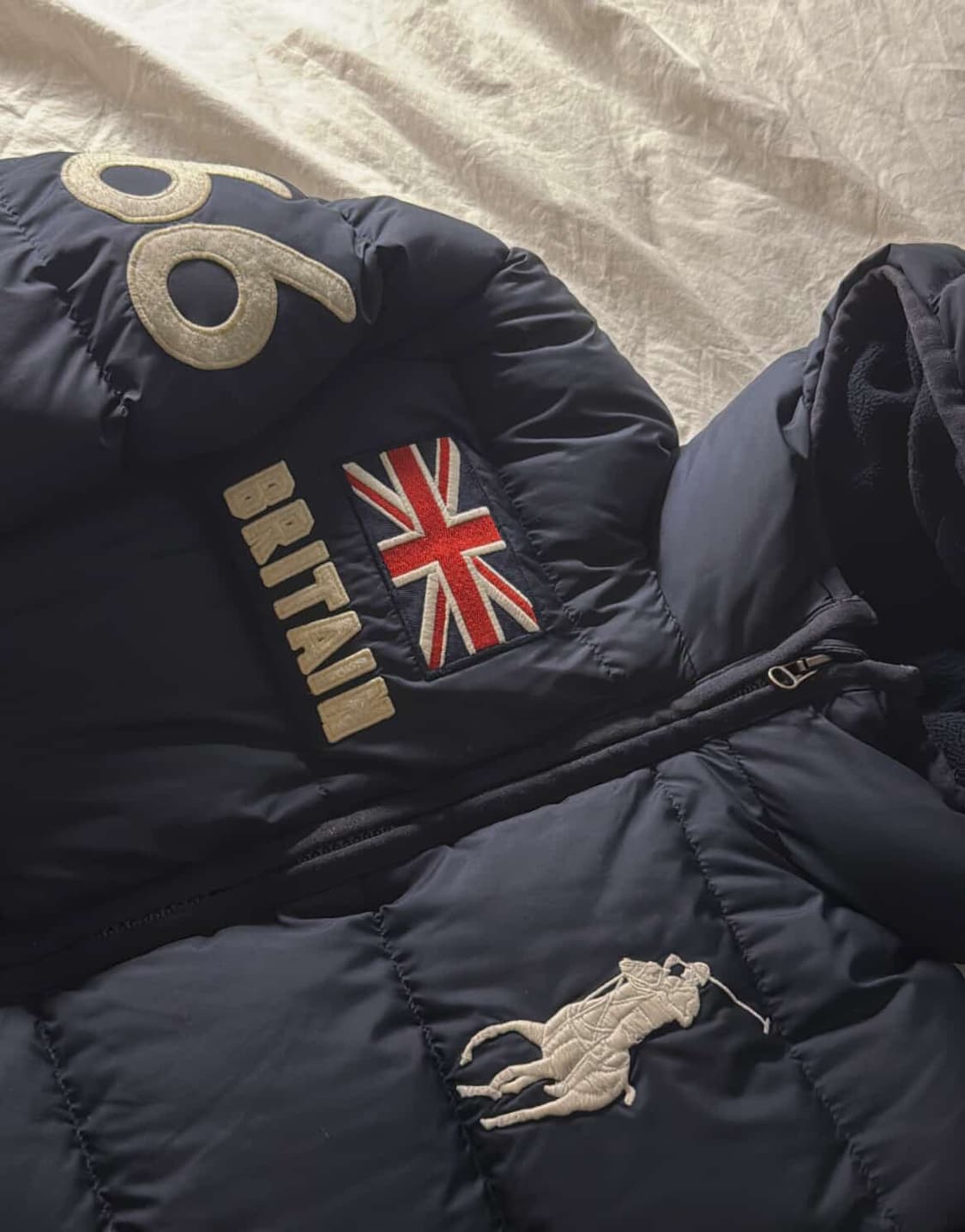 폴로 빅포니 브리튼 패딩 내이비 상품이미지3