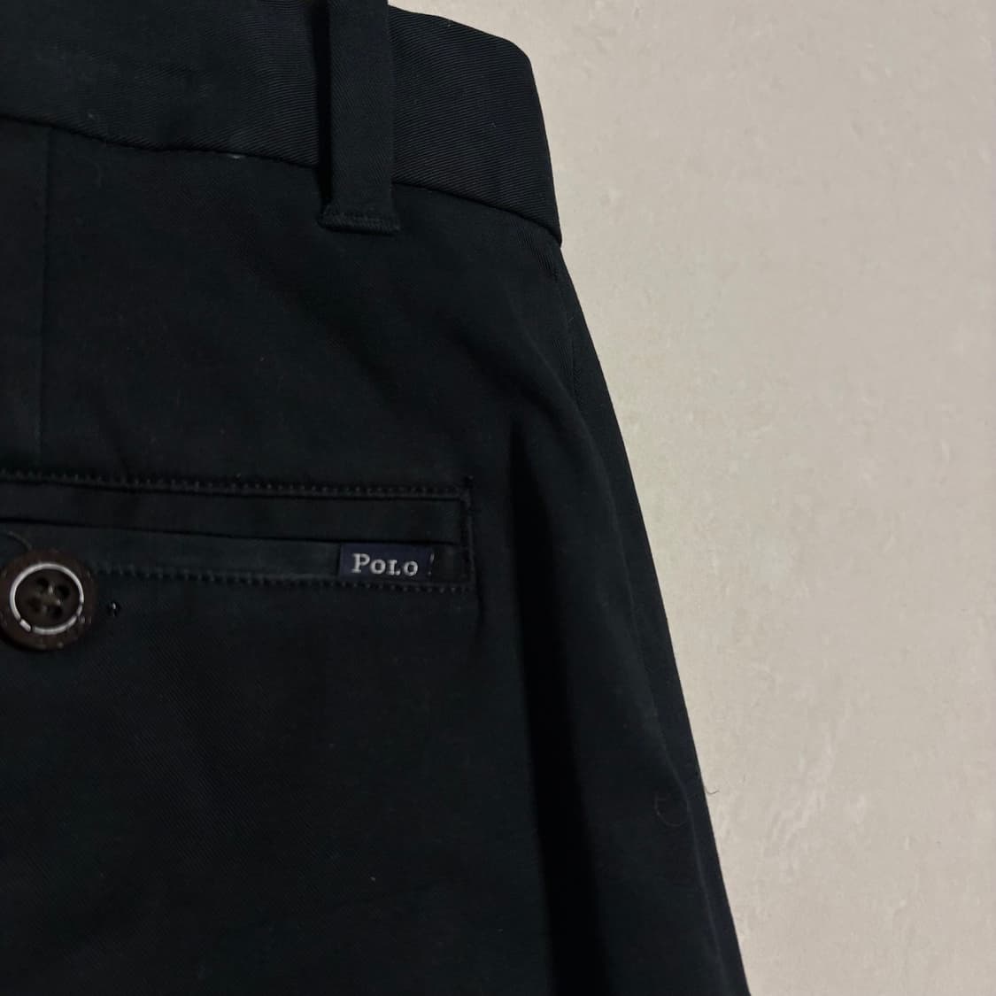 정품 폴로 랄프로렌 블랙 치노팬츠 스판 면바지 30인치 상품이미지6