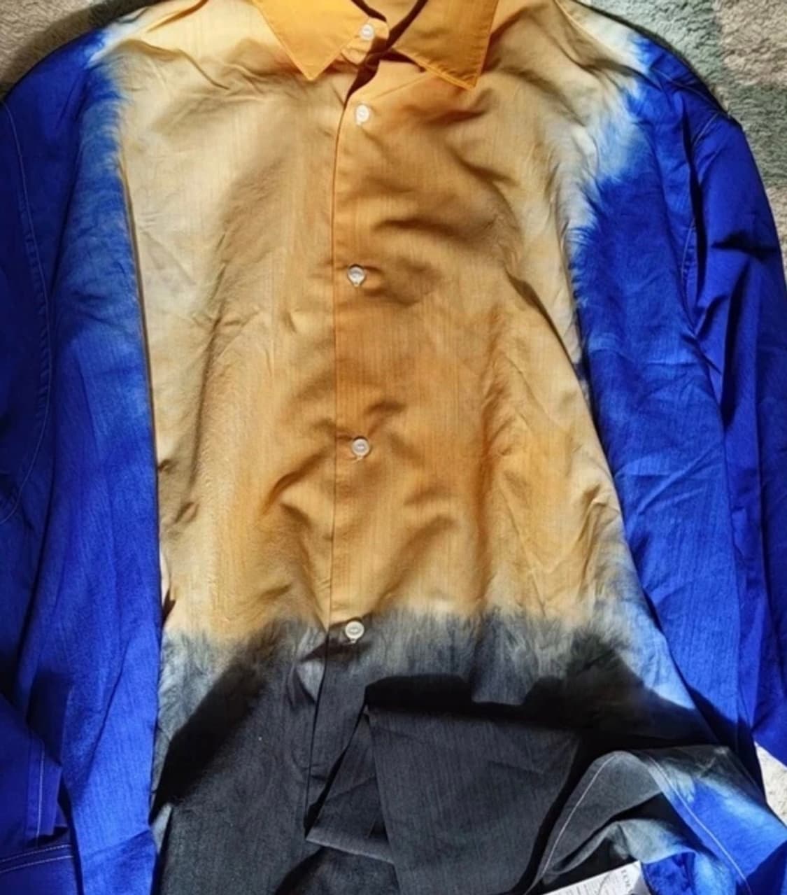 [스키즈 착용] 로에베 22ss 타이다이 라나울 오버사이즈 셔츠 상품이미지4