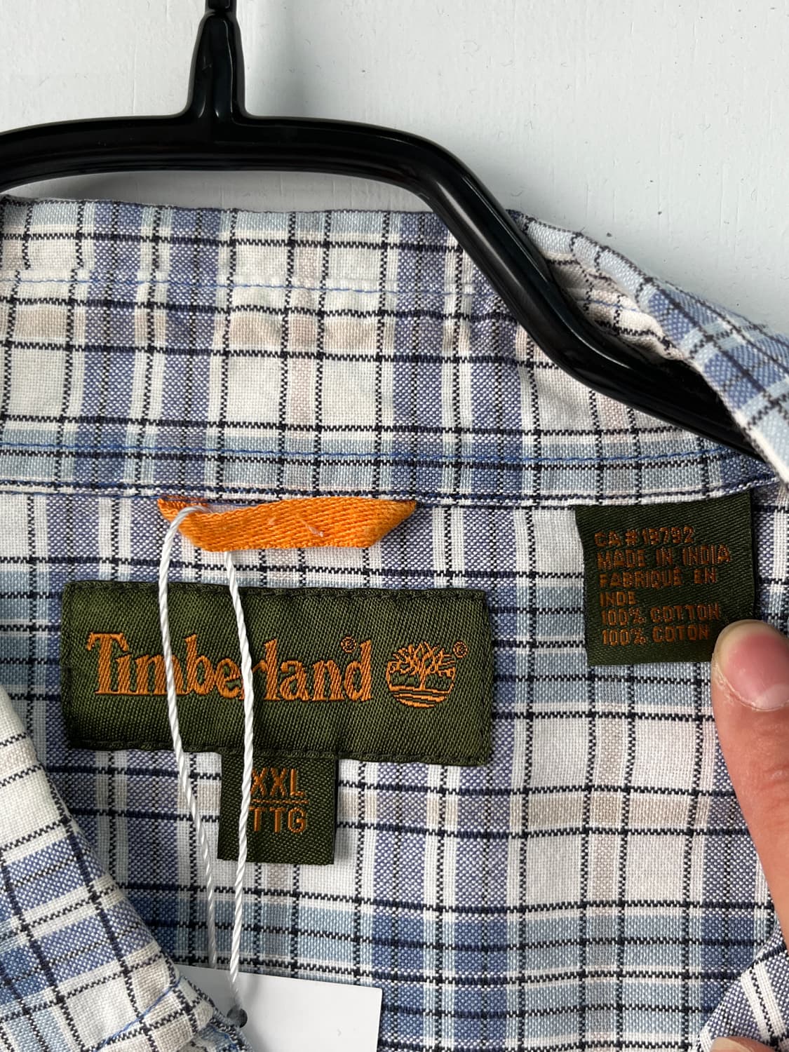 팀버랜드 체크 반팔 셔츠  상품이미지8