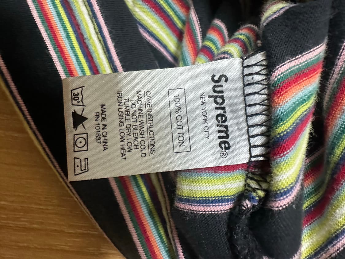 슈프림 supreme 멀티 스트라이프 롱슬리브 상품이미지3