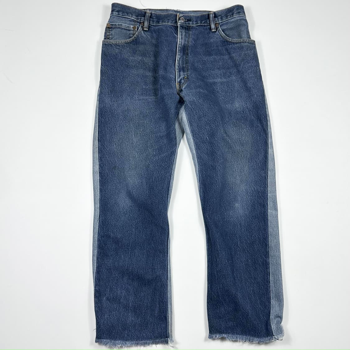 34 리바이스 505 연청 진청 커스텀 레귤러 데님팬츠 상품이미지3